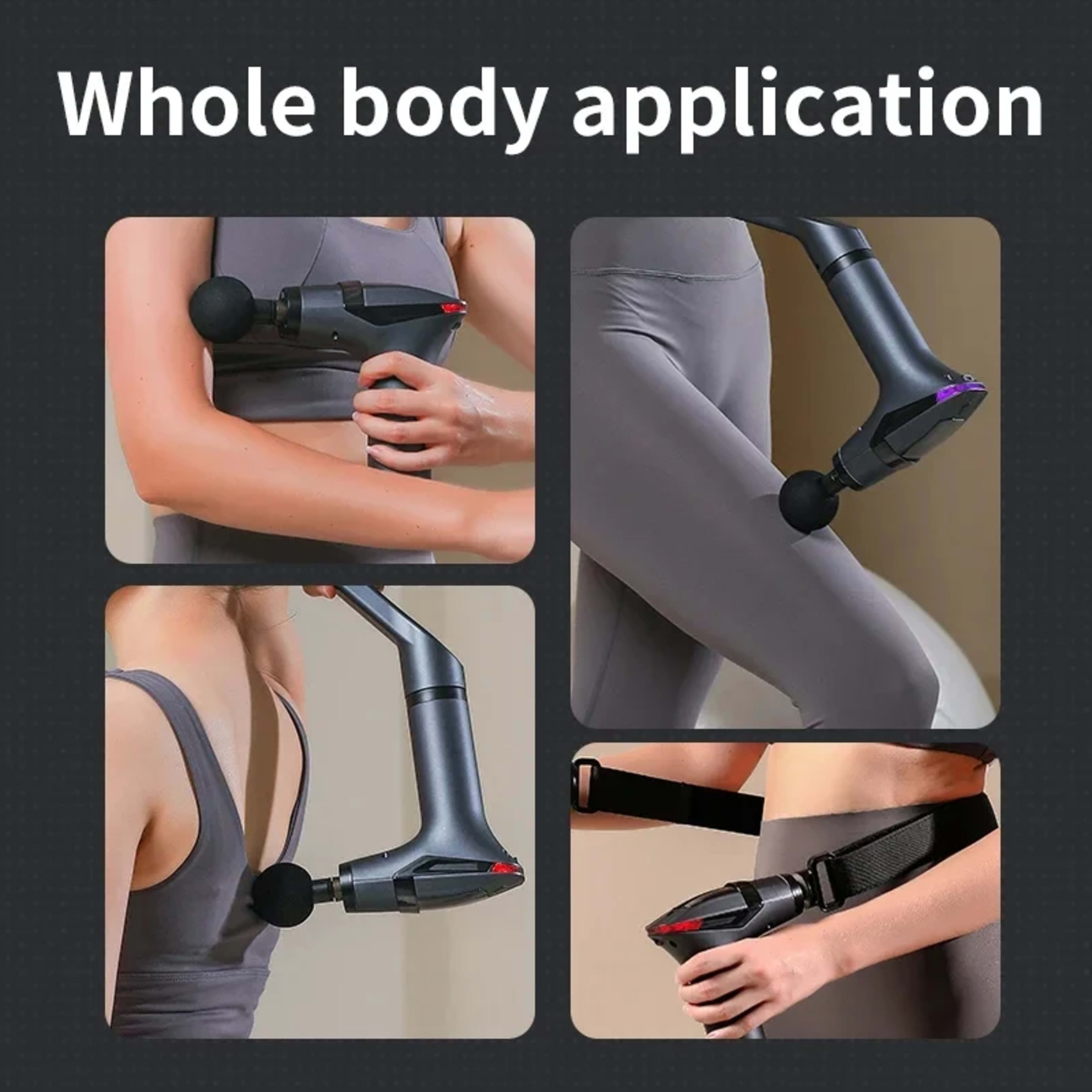 Hot Selling Long-handle Electric Massage Gun: Multifunctional for Muscle Relaxation, Deep Tissue Percussion Relief 3