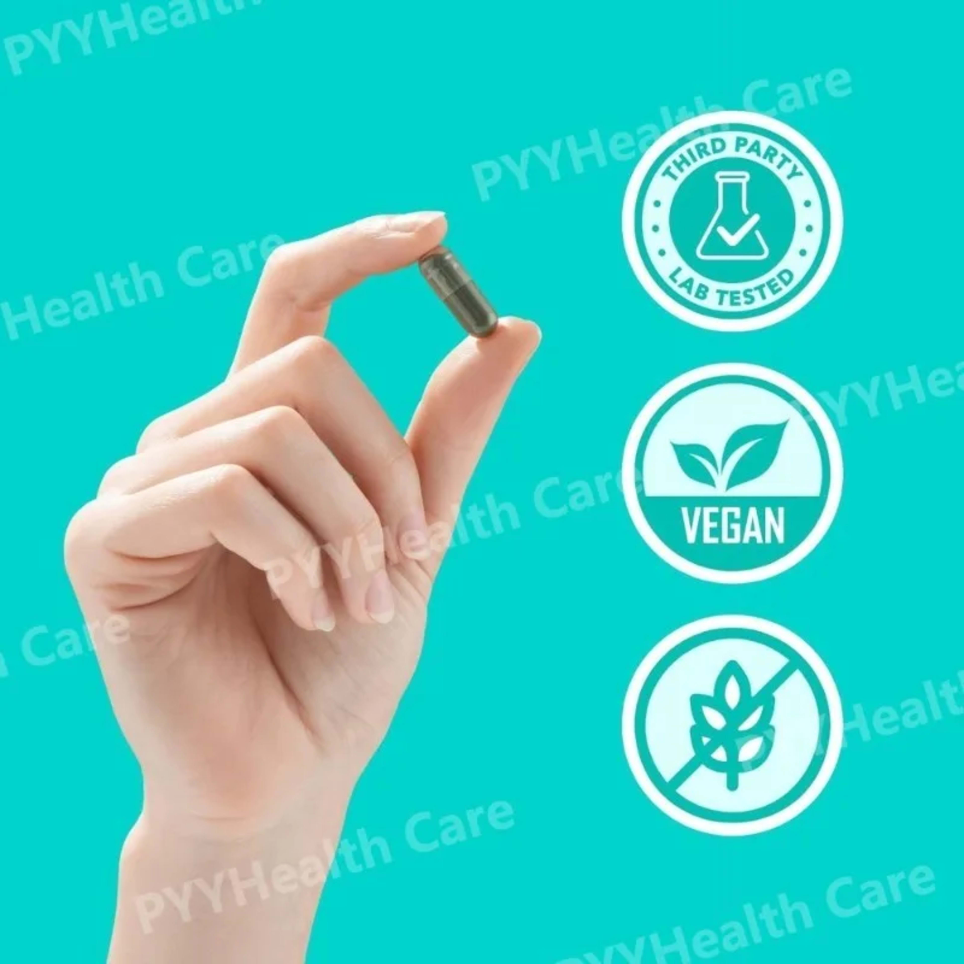 Chlorophyll Capsules Natural Plant-based Supplement Contain Herbal Ingredients for Digestion Support & Gut Health Skin H 5