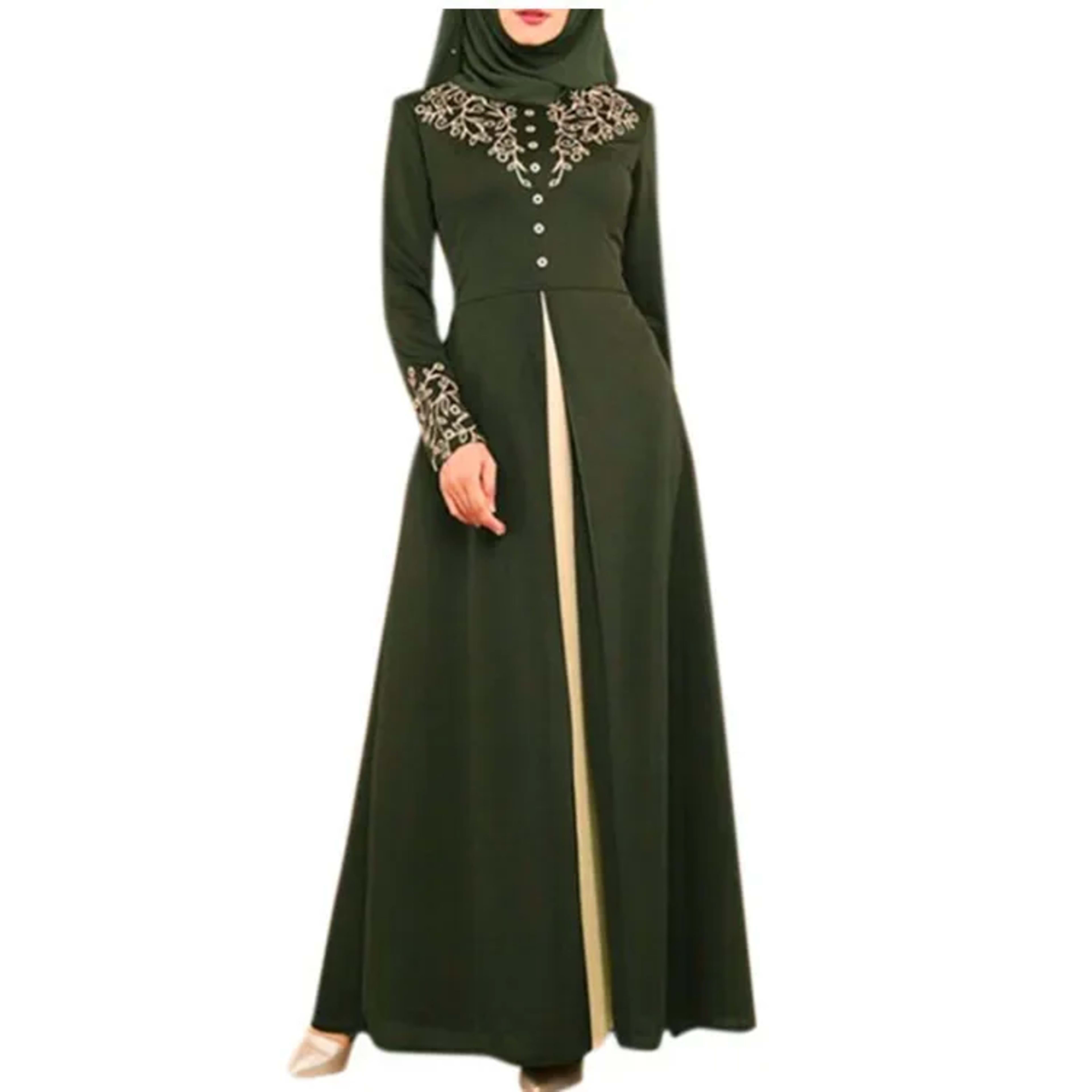 Muslim Dress Womens  Fashion Abaya Dubai  Appliques  Turkey   Women Elegant Long 9