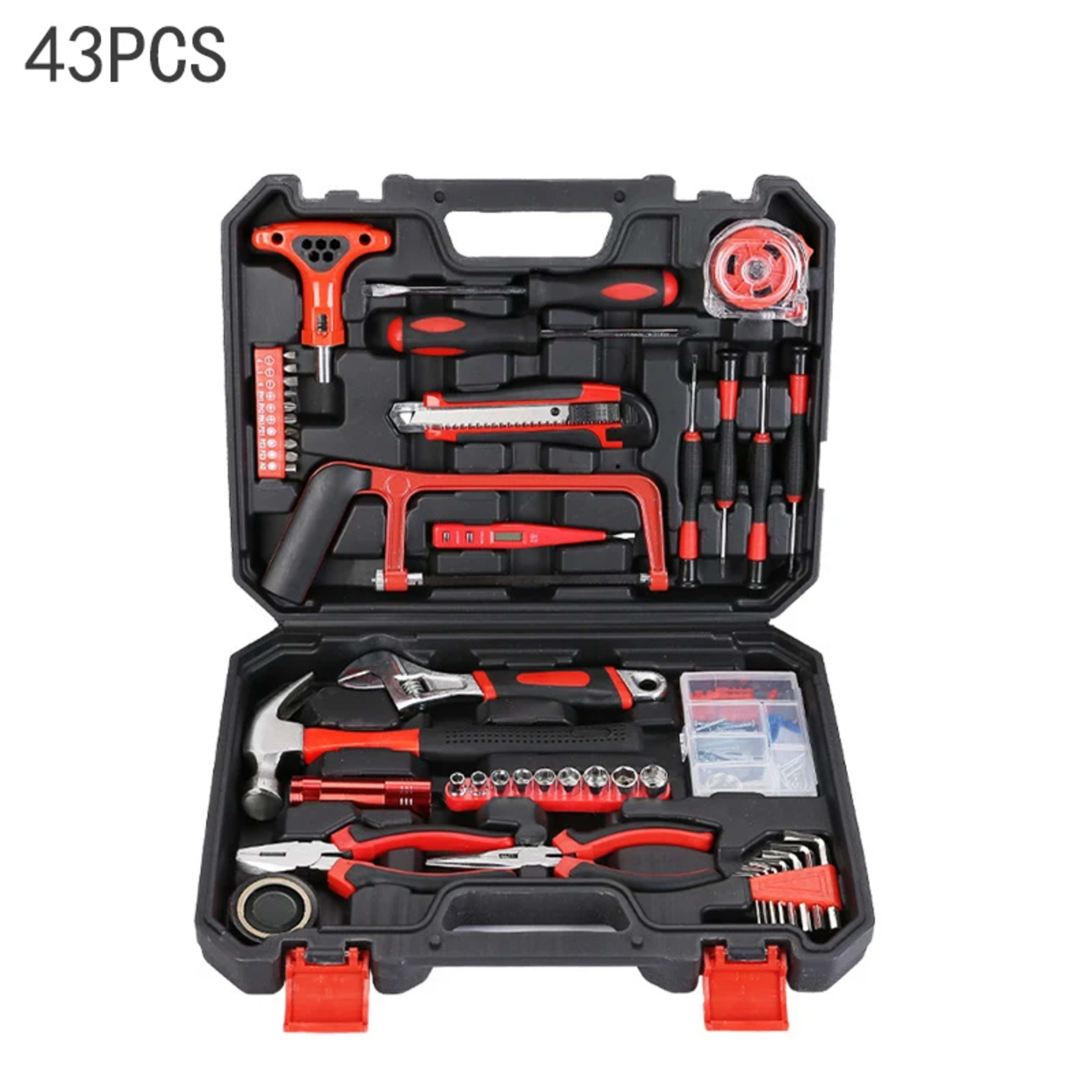 Household DIY Hardware Tools Set Toolbox Electrician Carpenter Multi Functional Portable Manual Repair Tool Combination