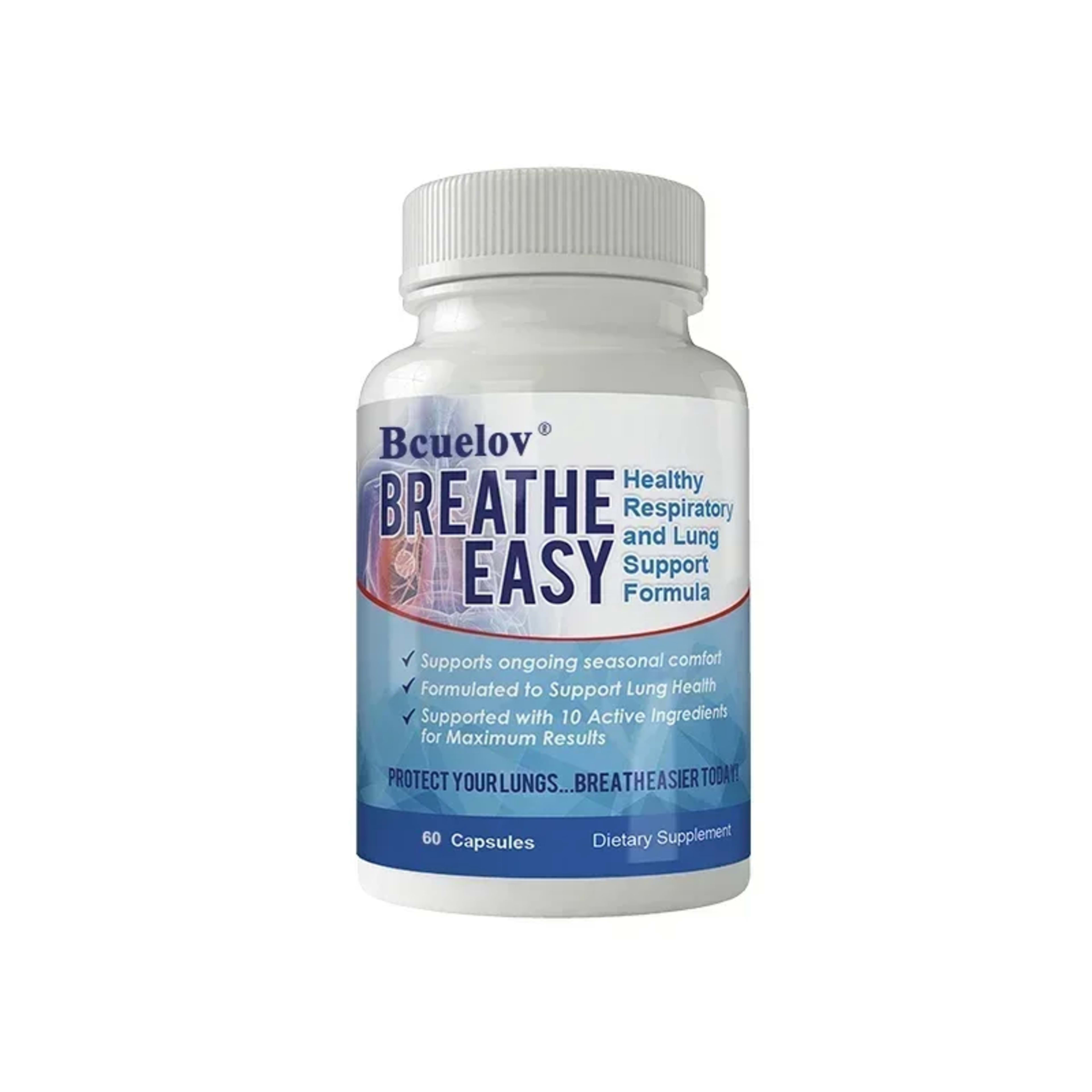 Lung Health Supplements - Helps Strengthen Comfort To The Lungs and Bronchial System Supports Clear Lungs and Easy Breat 9