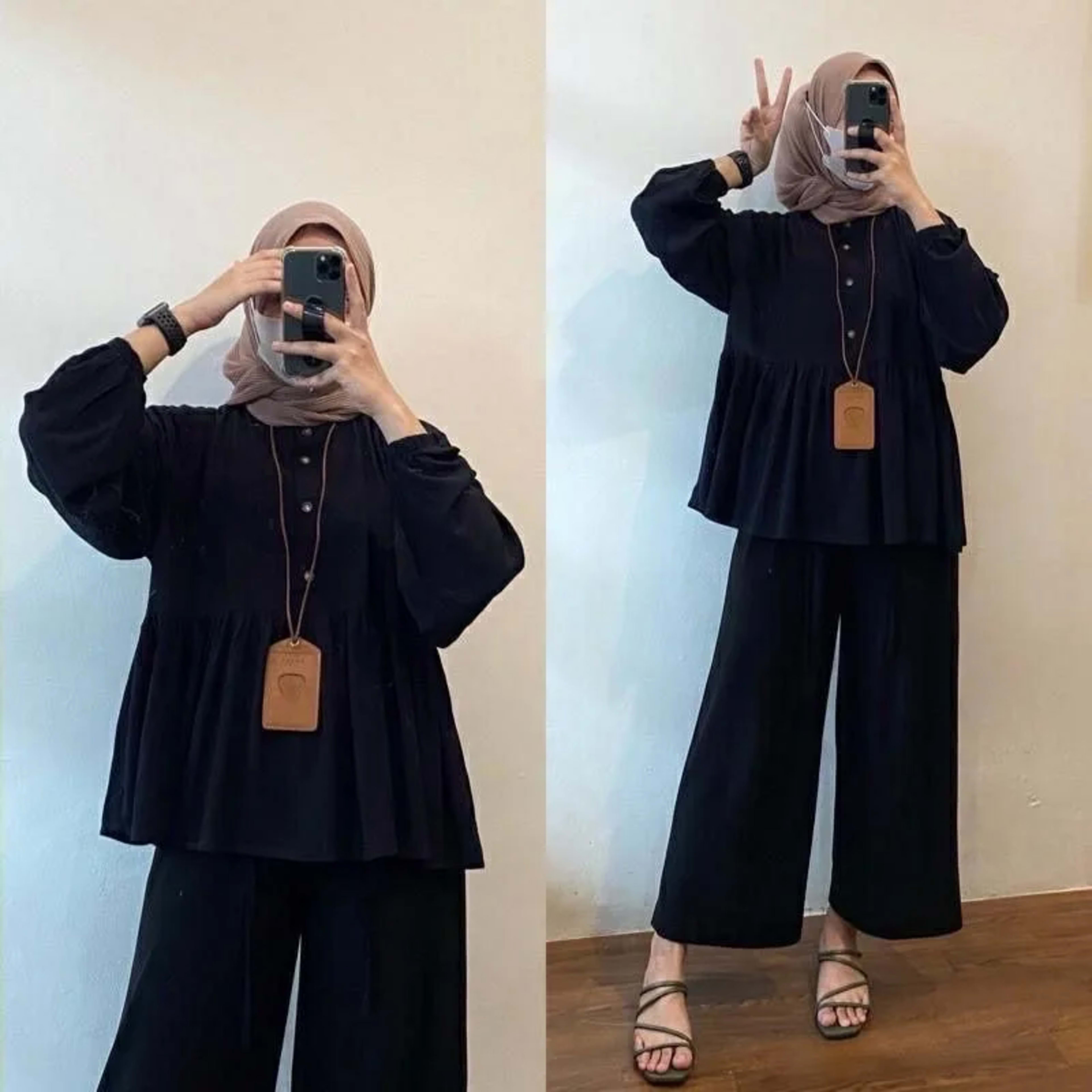 Muslim Blouse Women Autumn Top Folds Shirt Single Breasted Eid Morocco Dubai Morocco Female Blouses Modest Casual Tops R 2
