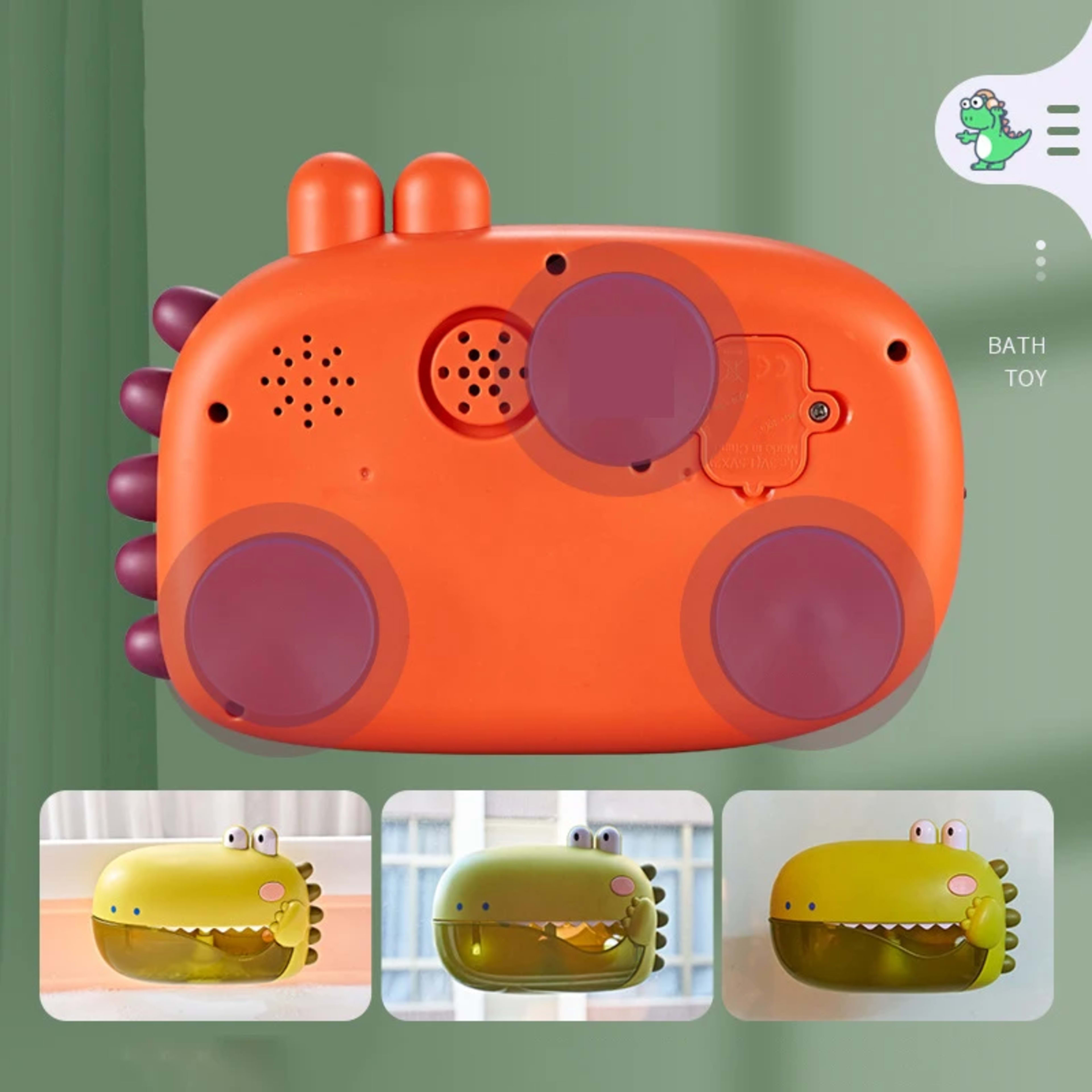 Baby Bath Toys for Kids Music Dinosaur Bubble Machine Bath Toys Bathtub Soap Automatic Bubble Maker Toys Baby Bathroom T 5