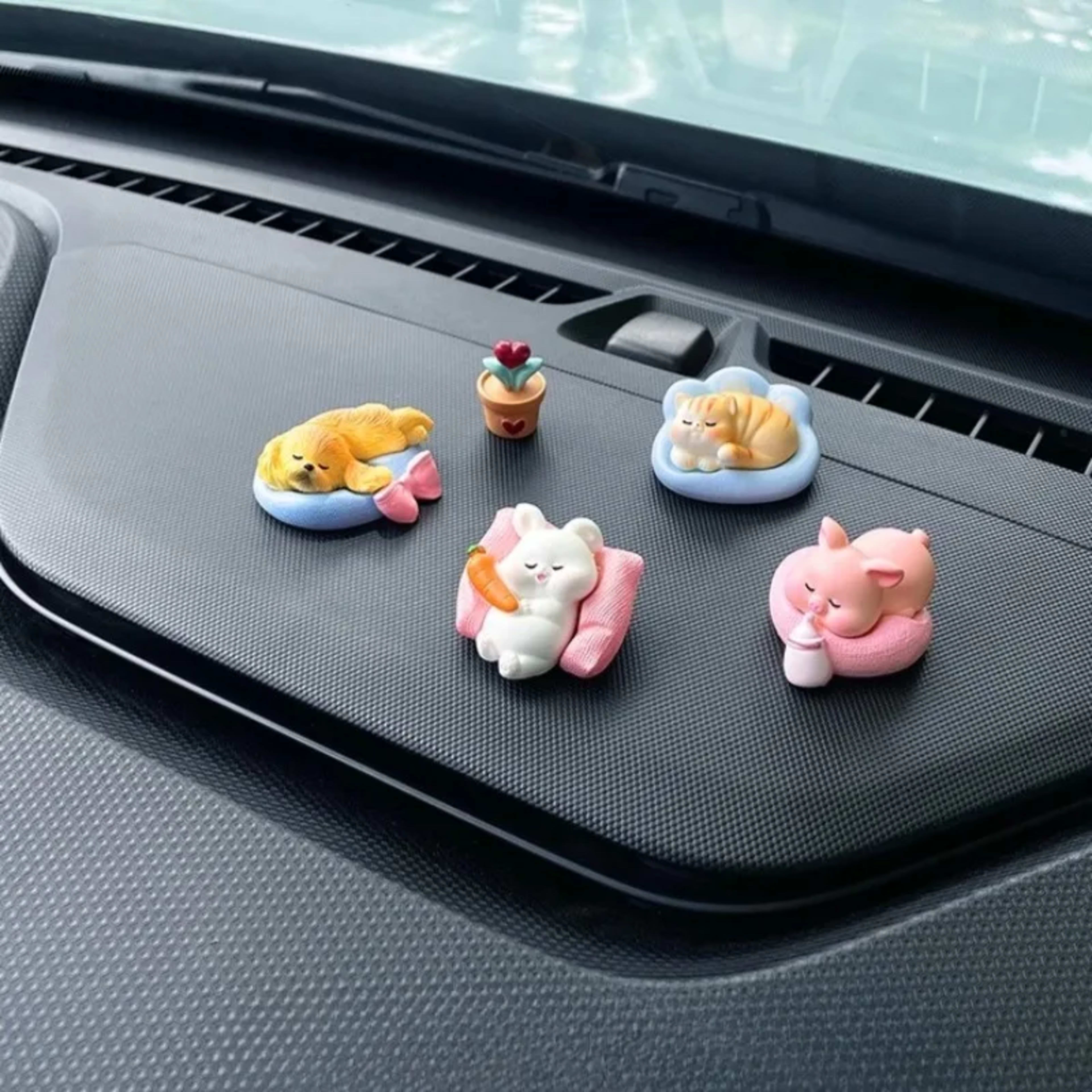 Cute Cars Accessories Funny Kawaii Animal Ornament Auto Central Control Screen Rearview Mirror Decor Car Accessories Int 2