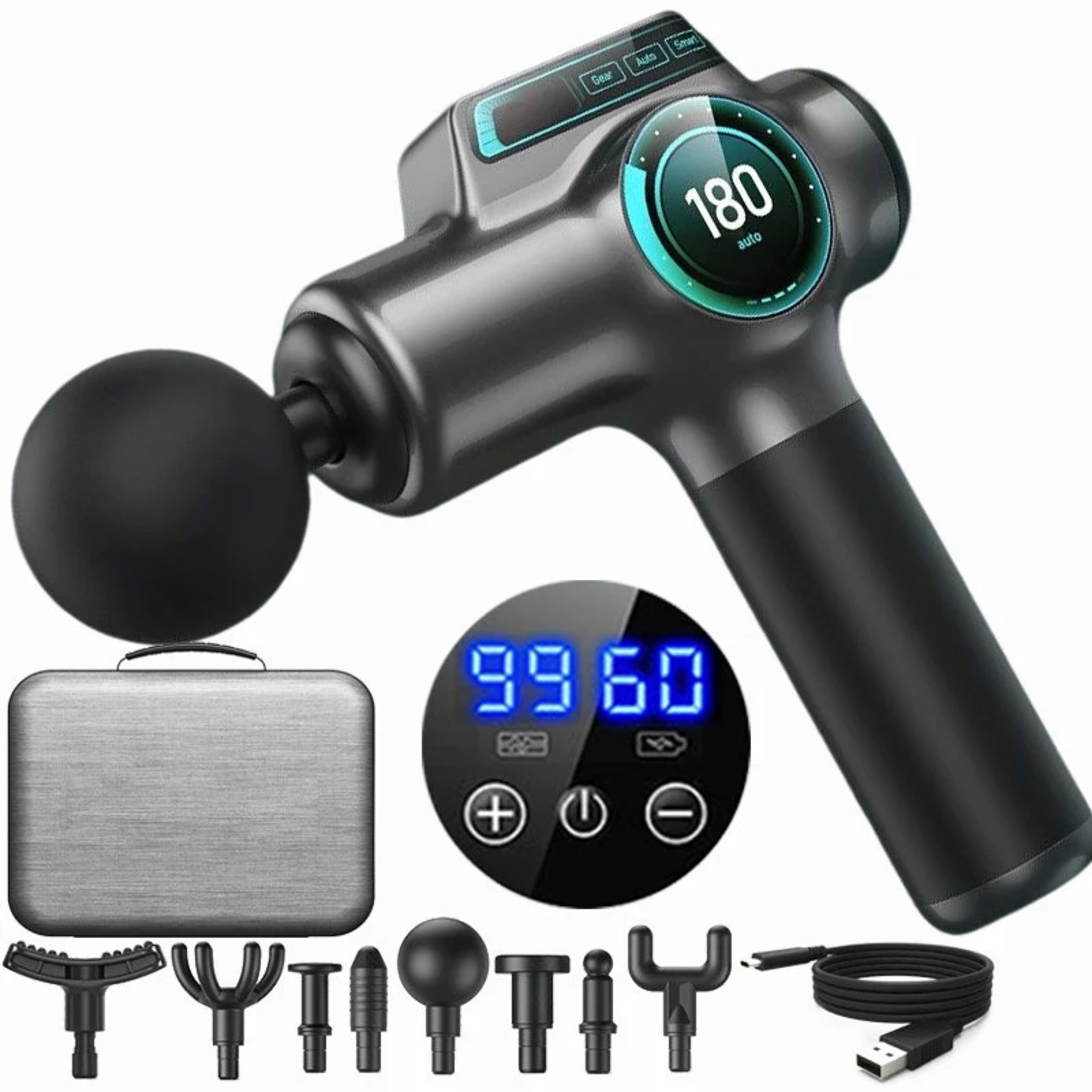 99 Speed Professional Muscle Massage Gun Massager Massager for Neck and Back Massage Instrument Dropshipping Fitness Equ