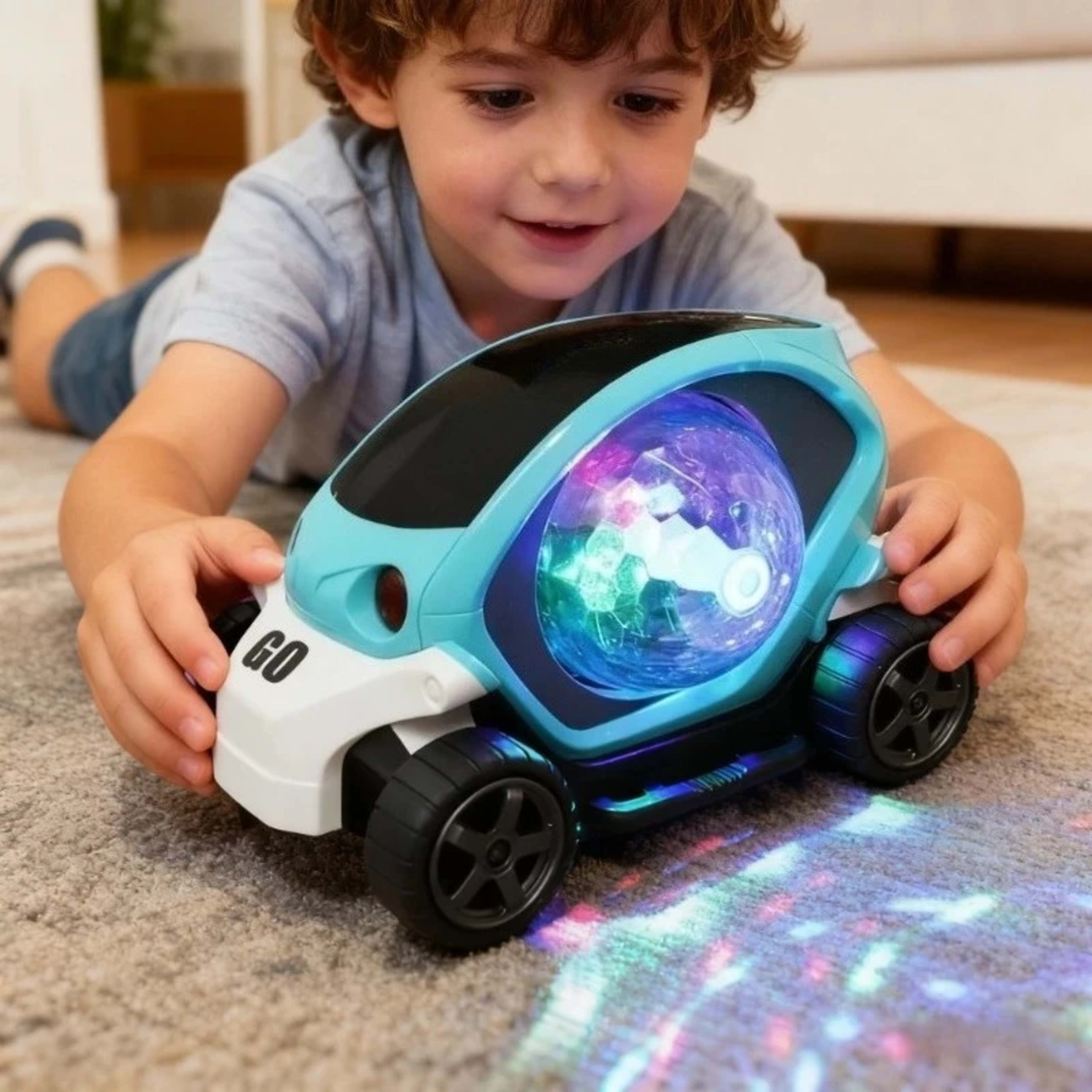 1-2 Years Boy Baby Car Toys Toddler Crawling Sensory Toy Car Toys Electronic Car Tummy Time Gift for Kids Birthday Gifts