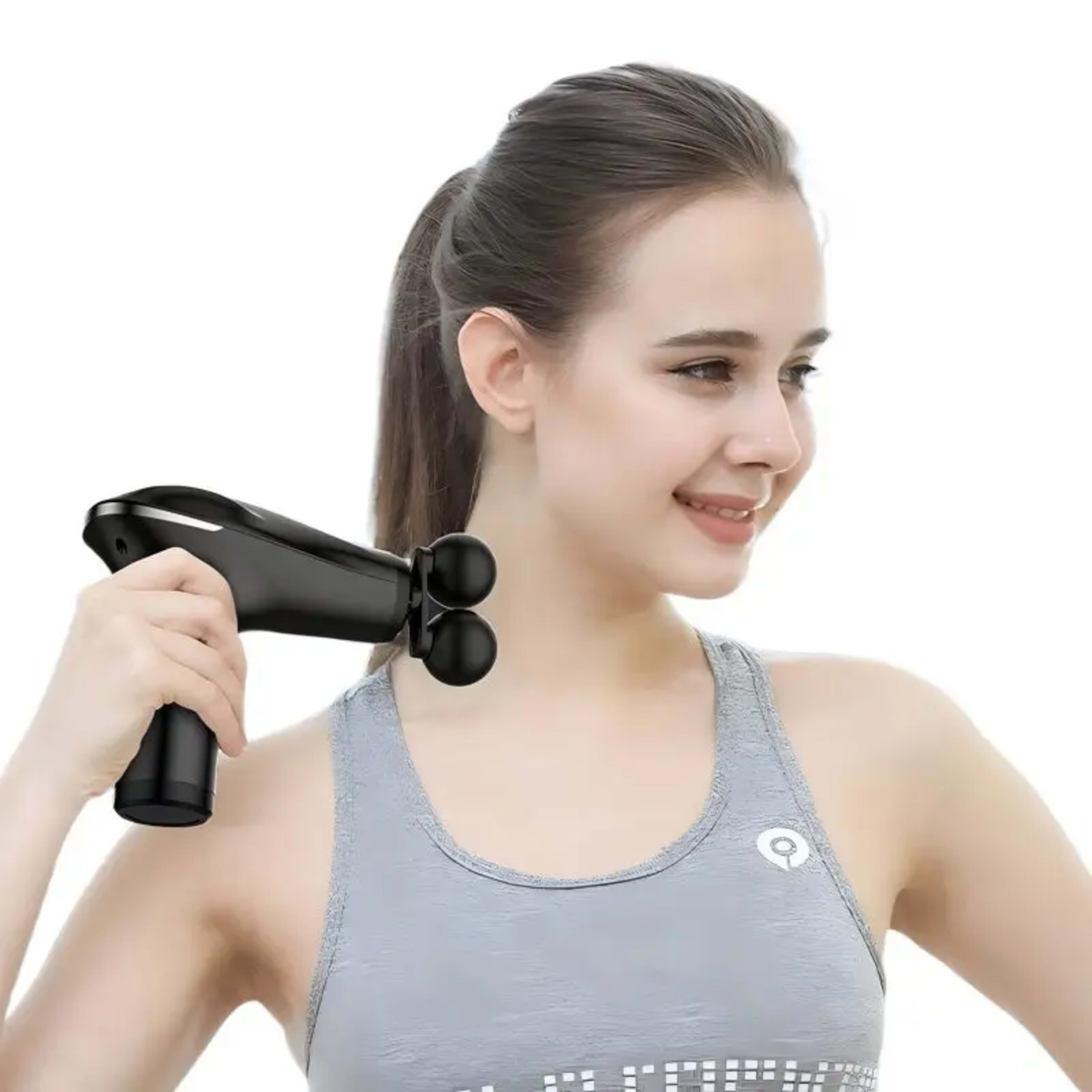 Mini massage gun, portable cordless gun, massage machine, deep tissue relaxation, body massage device, relieve fatigue 5