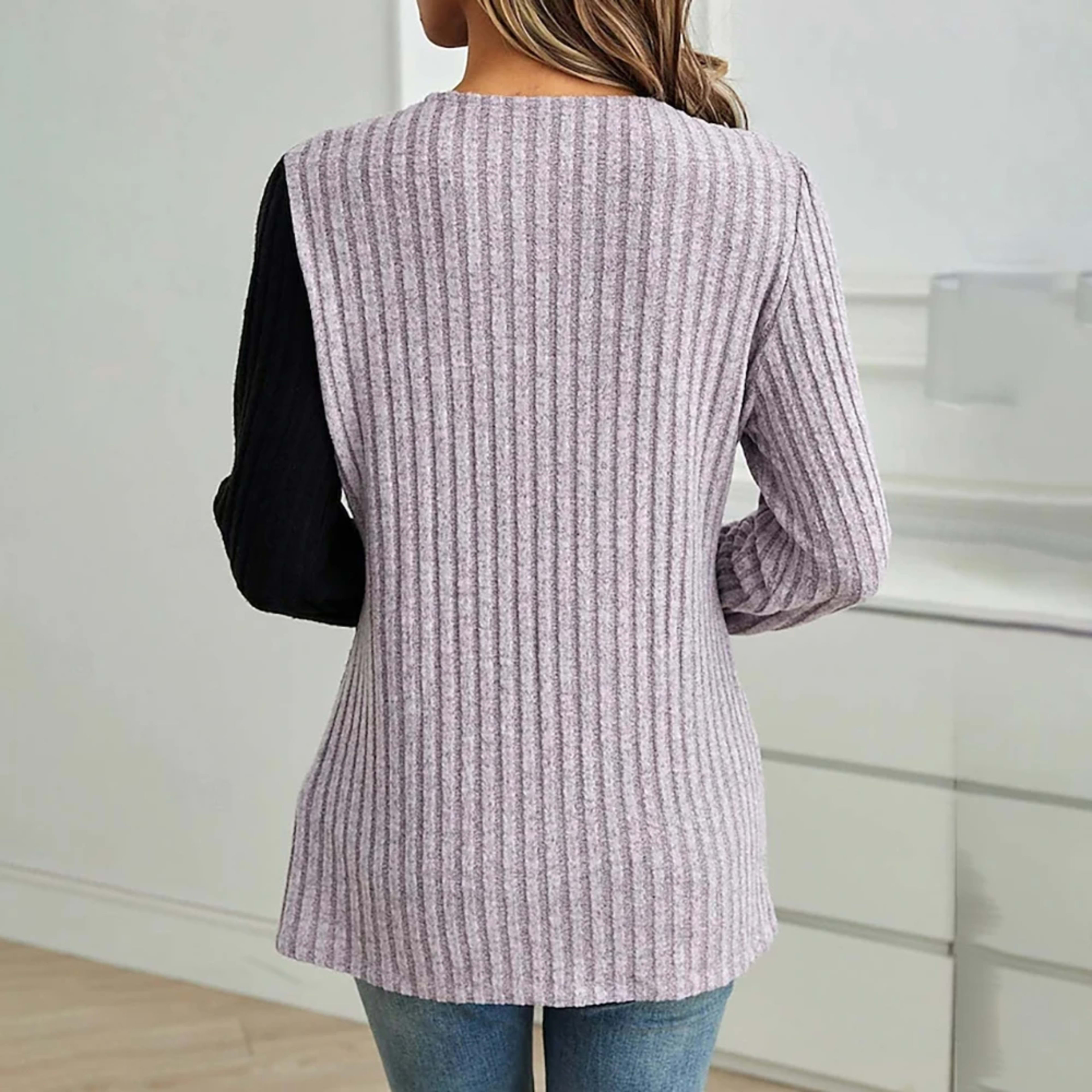 Women's Blouse Solid Color Elegant Stylish Basic Long Sleeve Crew Neck Regular Tops Daily Lace Patchwork Spring Fall Win 2