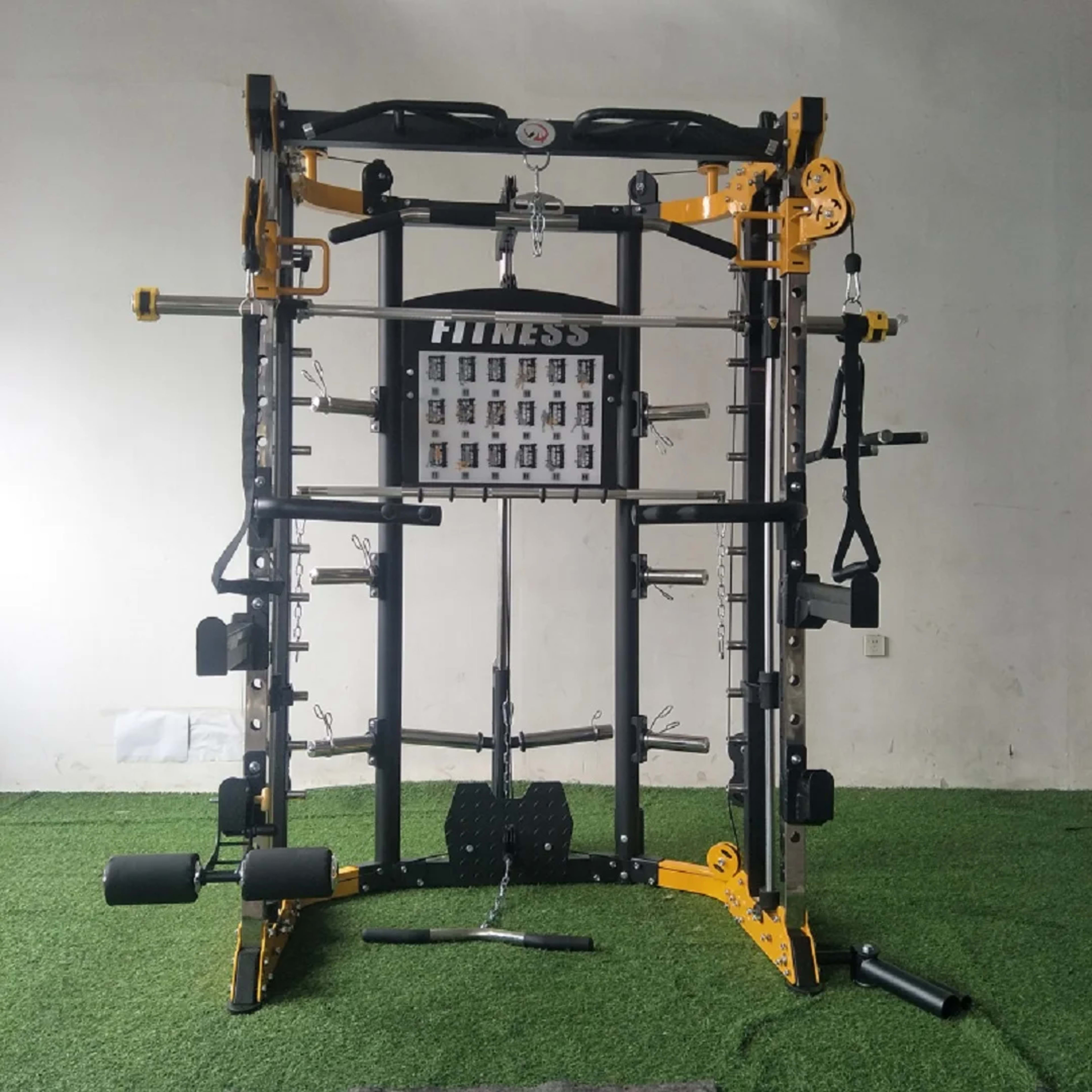 Fitness Bodybuilding Equipment Sport Multifunction Smith Machine Multifunctional Shelf Gym Equipment 5