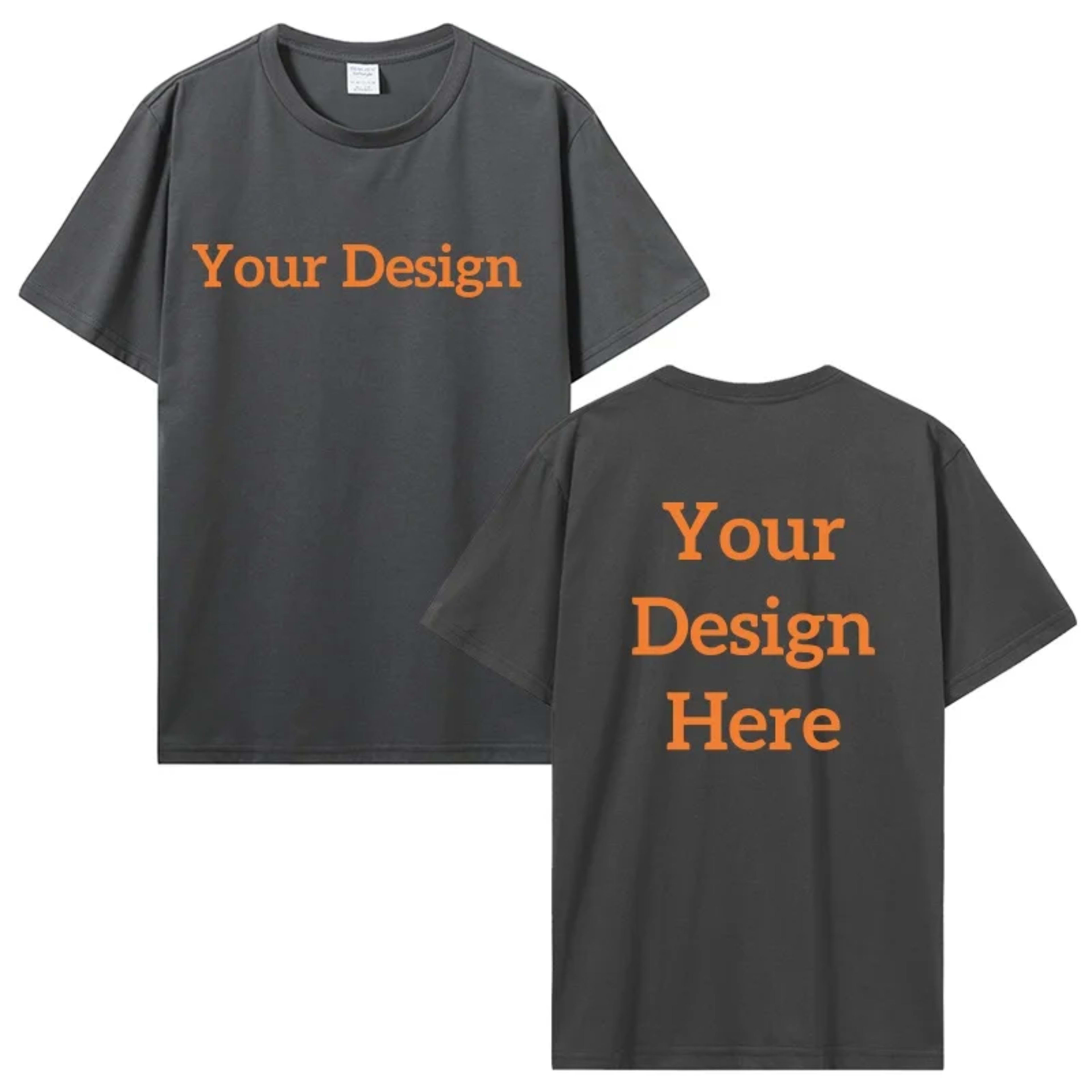 Men's Cotton T-shirt Personalized Your Design Here Custom Text Tshirt for Men Add Your Own Design Fashion T Shirt Men Cl 11