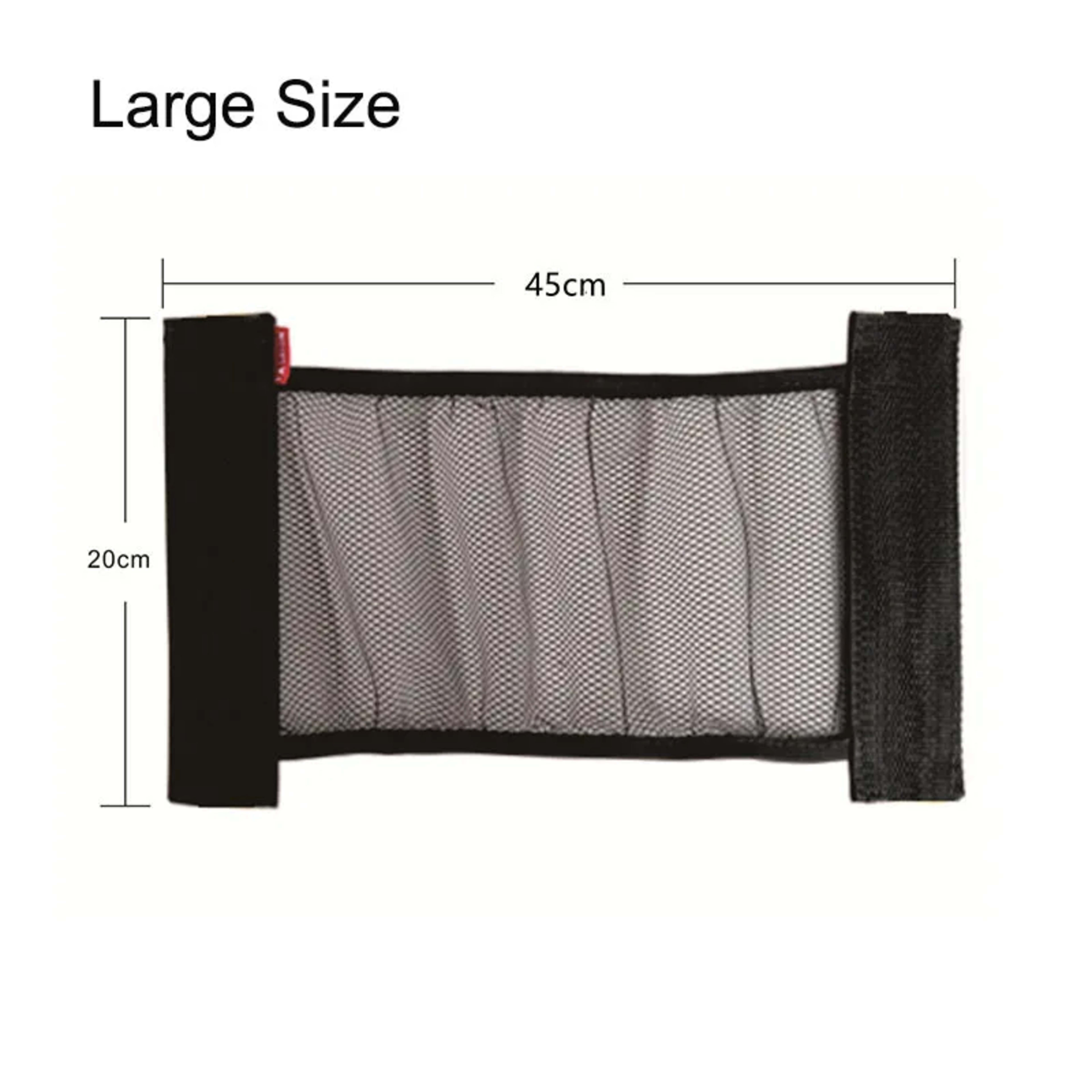 Auto Accessories Car Interior Organizer Car Trunk Elastic Mesh Fixed Straps  Extinguisher Storage Net Bag Seat Back Fixi 5