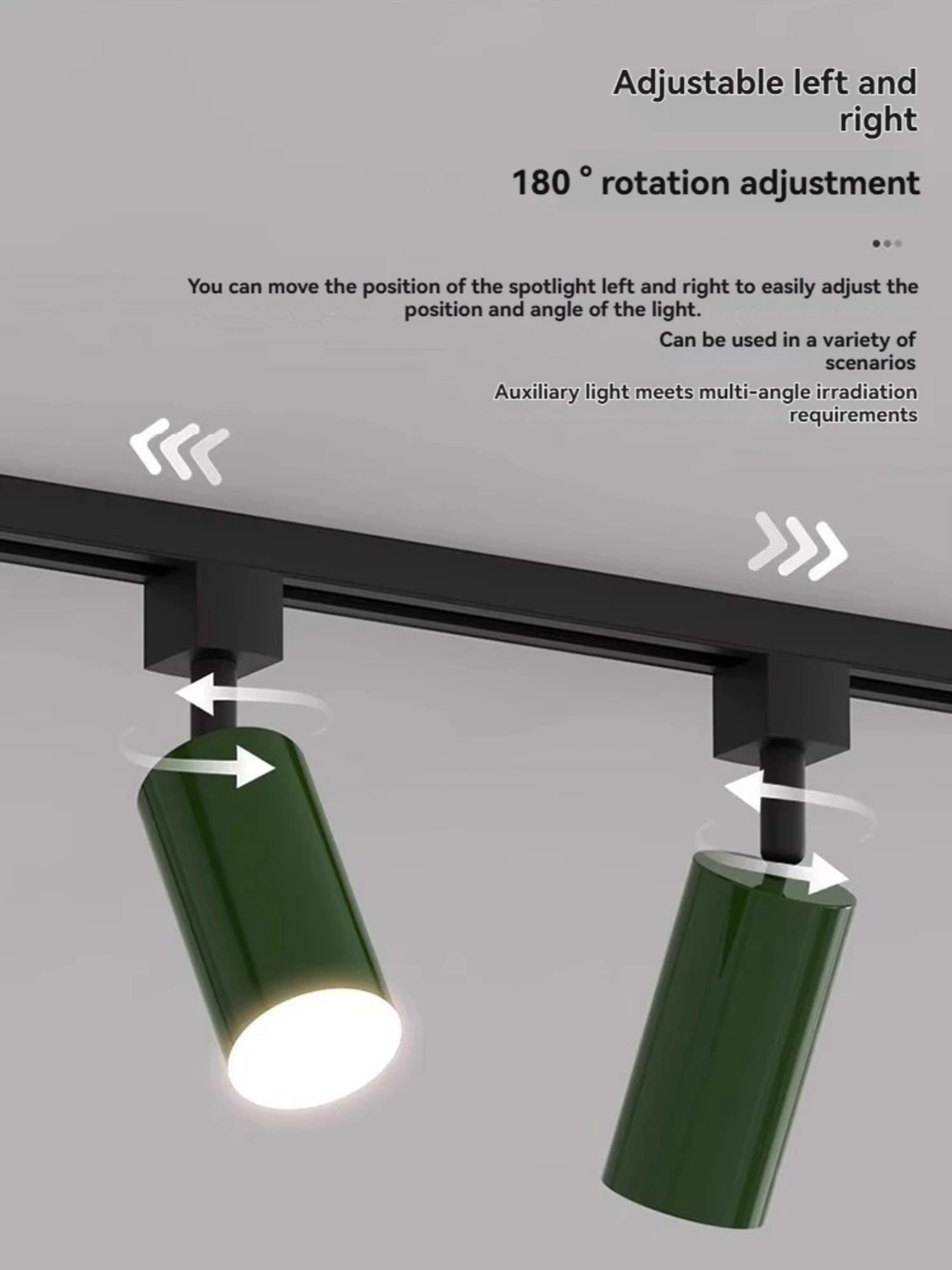 French Style Led Pendant Light Long Strip Spotlight Home Decoration Living Room Bedroom Dining Room Kitchen Lighting Fix 4