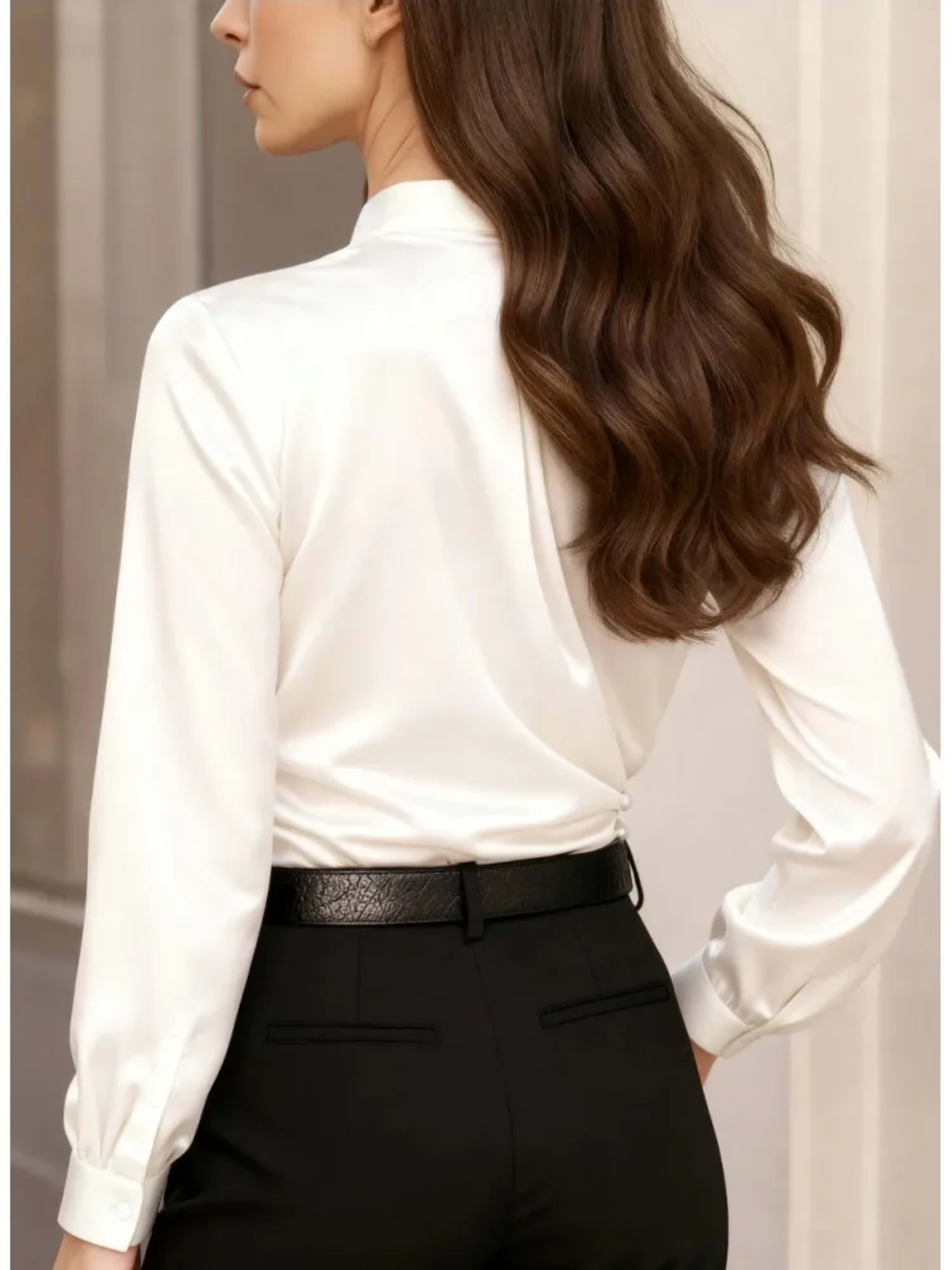 Women Blouses 2026 Spring Summer Long Sleeve Blouse Woman Blouse Shirt Office Elegant Work Shirt Top Blusas Mujer De Mod 5