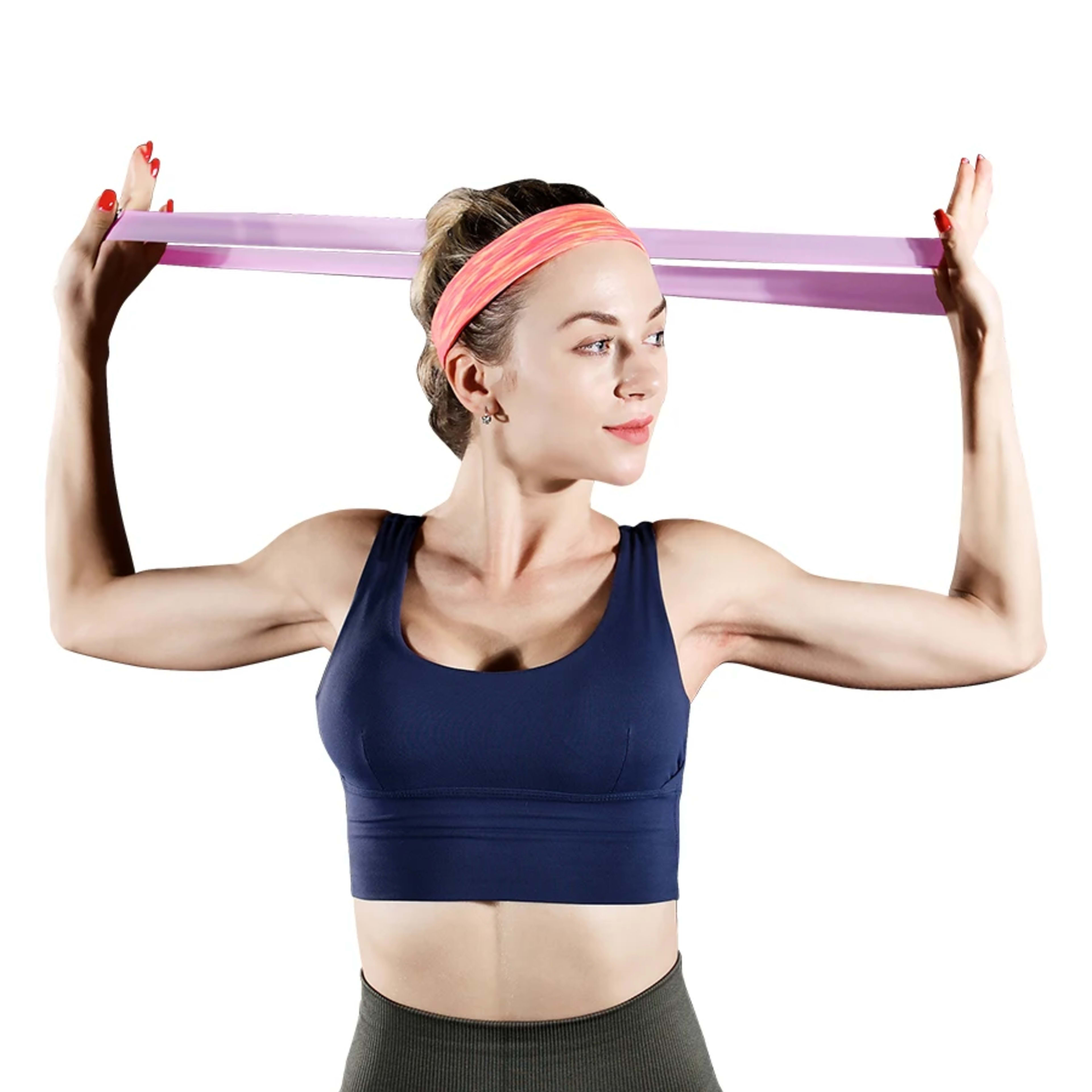 Fitness Elastic Resistance Bands Home Pilates Gym yoga resistance Bands Stretching Training Crossfit Sport Workout Equip 6