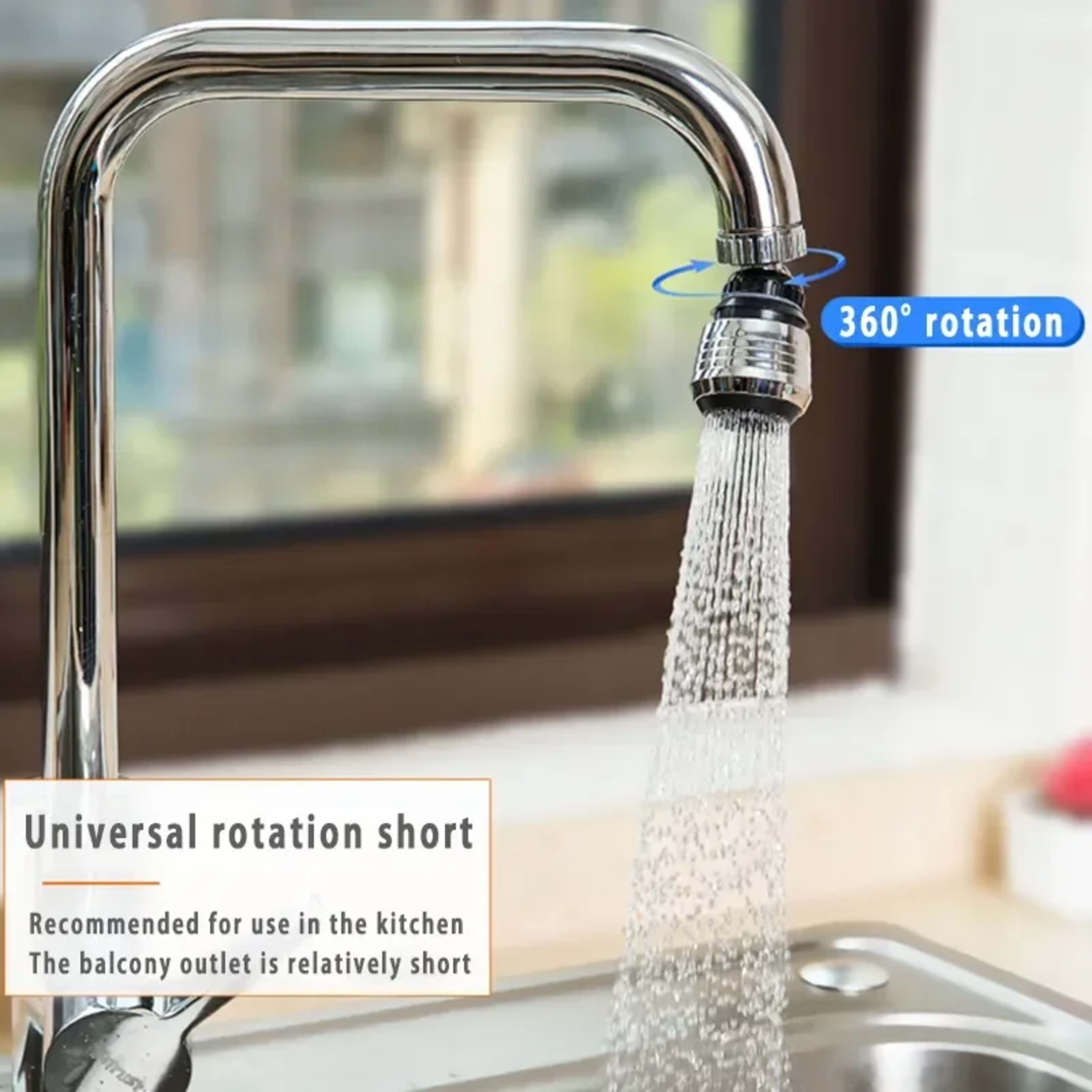Kitchen Gadgets 2 Modes 360 Rotatable Bubbler High Pressure Faucet Extender Water Saving Bathroom Kitchen Accessories Su 5