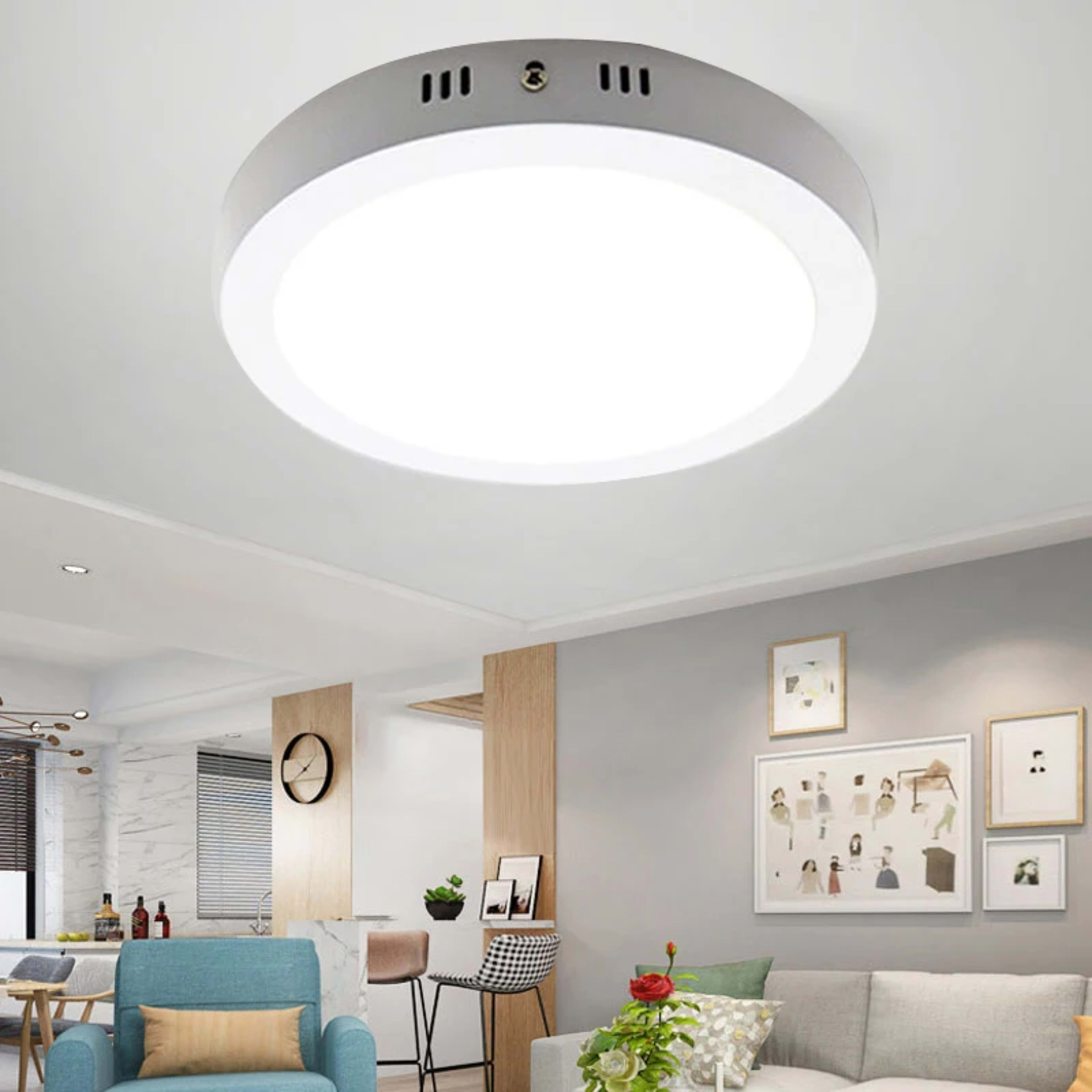 Led Ceiling Lights Fixture 110V 220V Ultra Thin Panel Lamp Led Chandelier Indoor Lightfor Living Room Bedroom Round Ceil 2