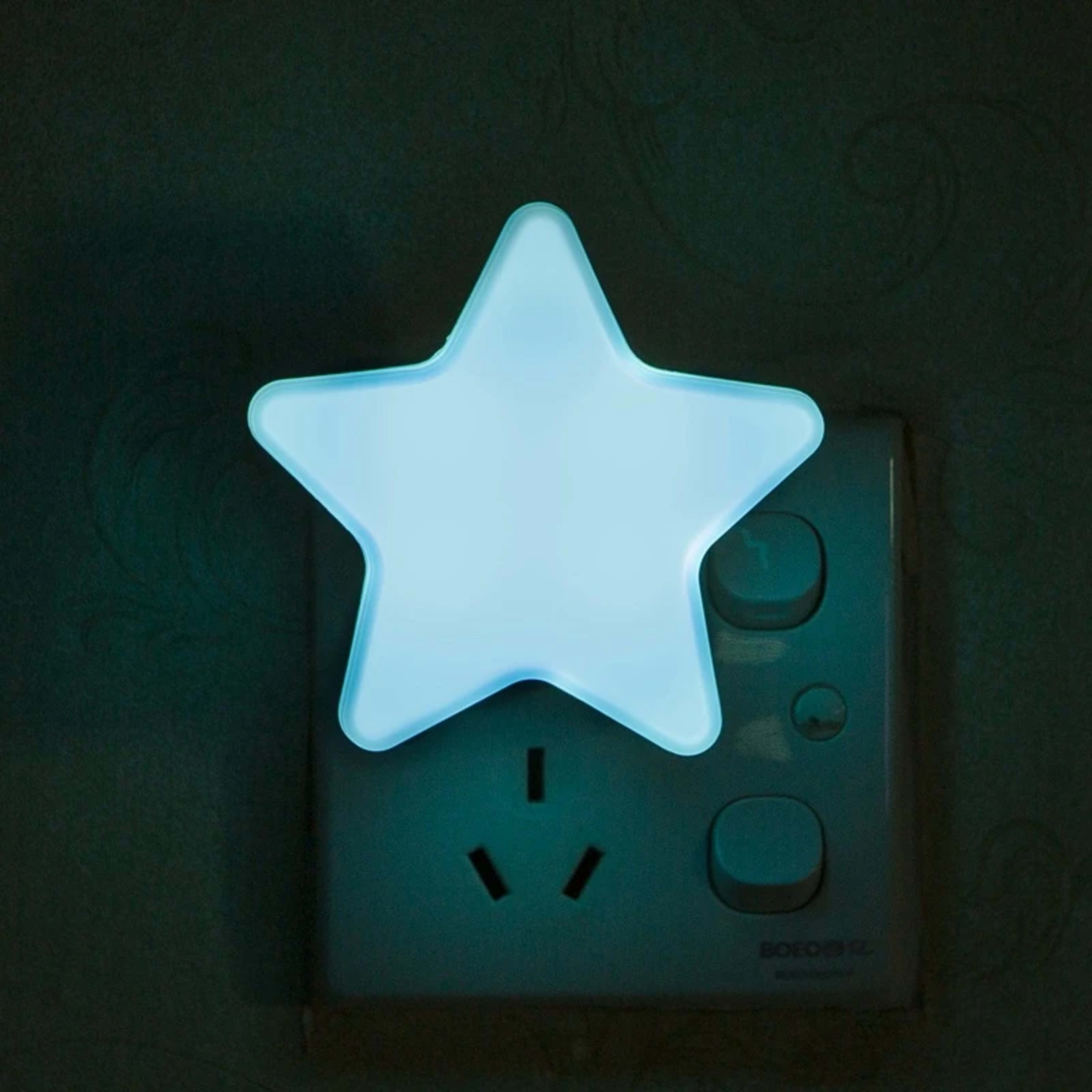 LED Stars Night Lights EU/US Plug Night Lamp Light Home Decoration Bedroom Bedside Baby Room Living Room Corridor Lighti 9