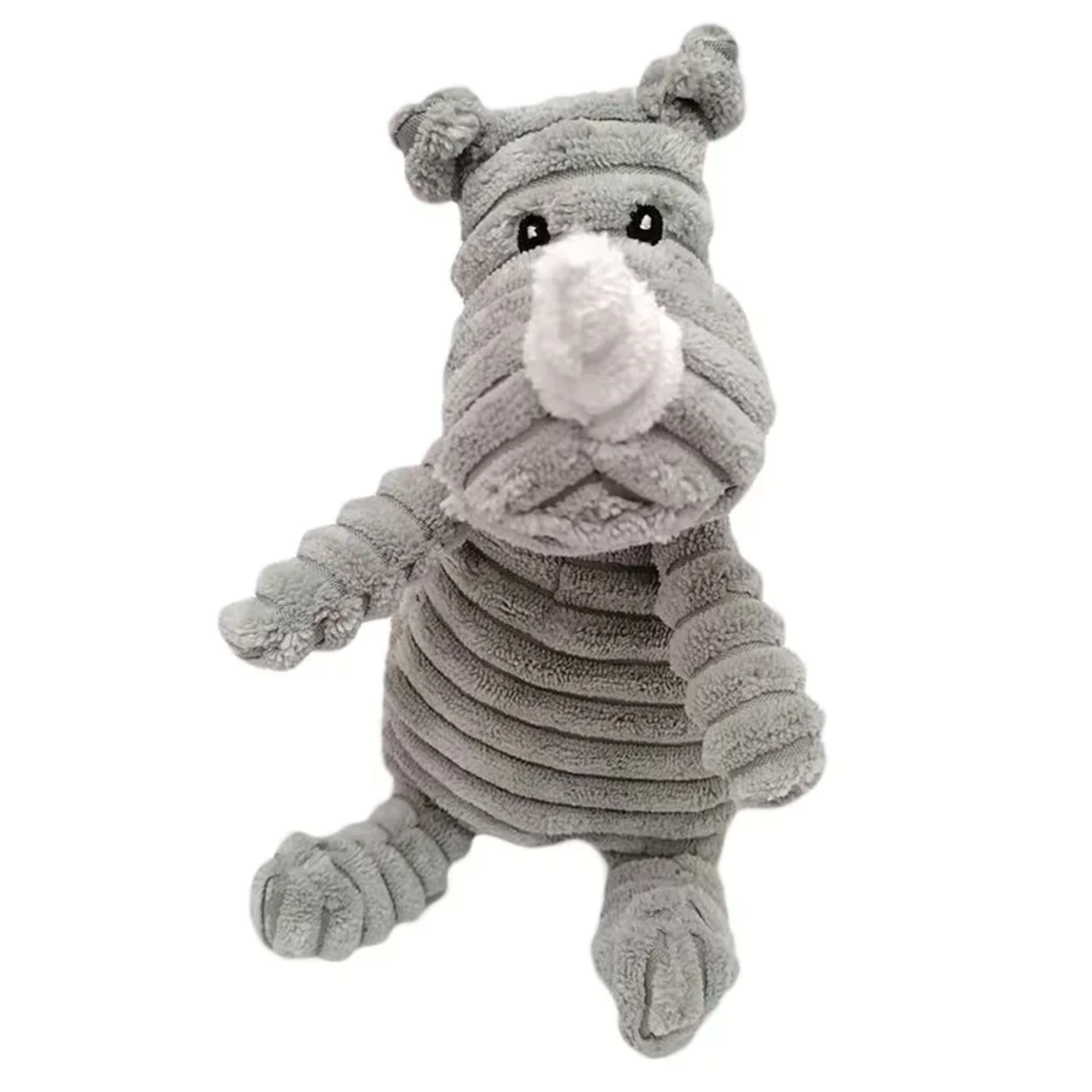 Plush Dog Toy Animals Shape Bite Resistant Squeaky Toys Corduroy Dog Toys for Small Large Dogs Puppy Pets Training Acces 21