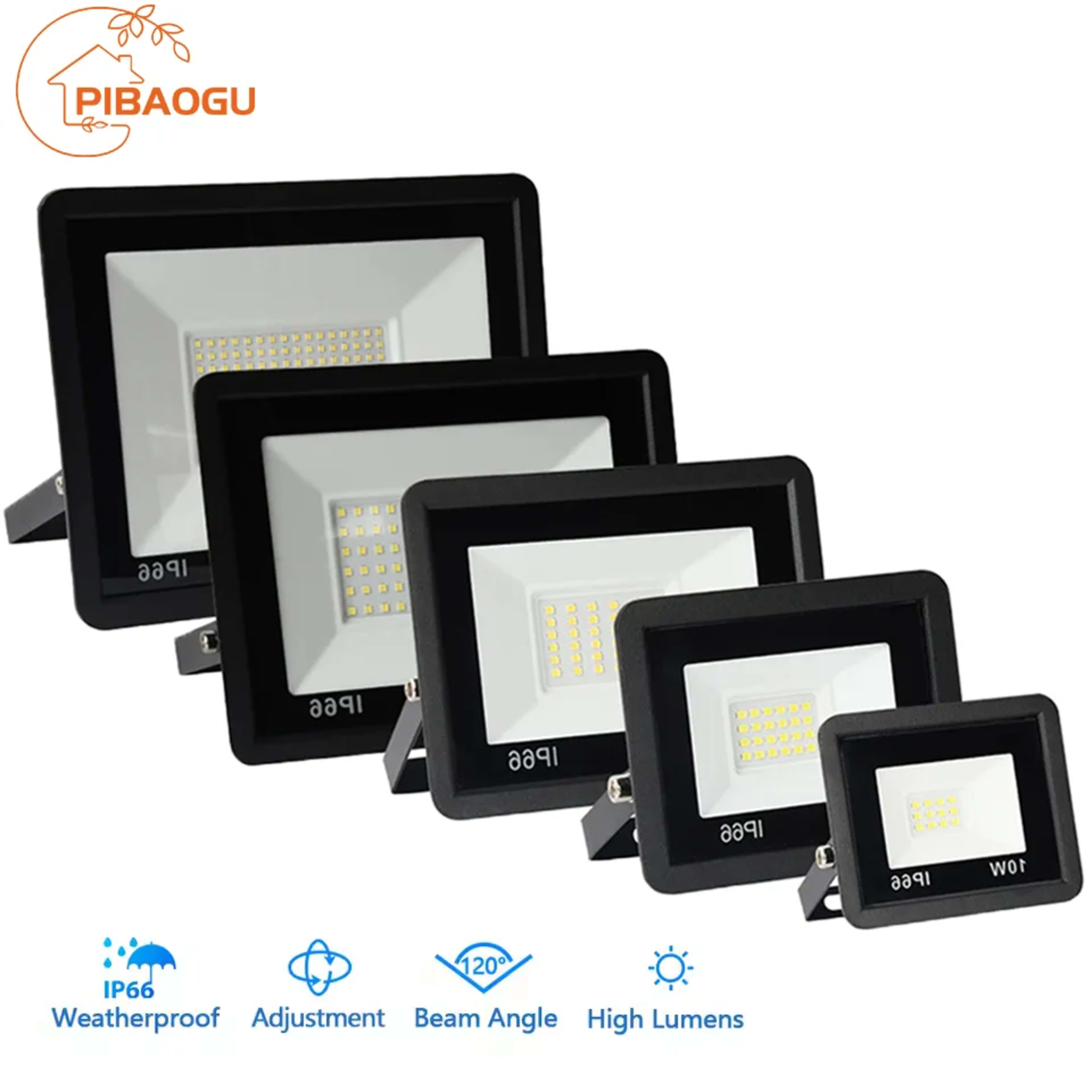 LED Flood Light 10W 20W 30W 50W 100W AC 220V LED Floodlight IP66 Waterproof Reflector Spotlight Street Light Outdoor Gar