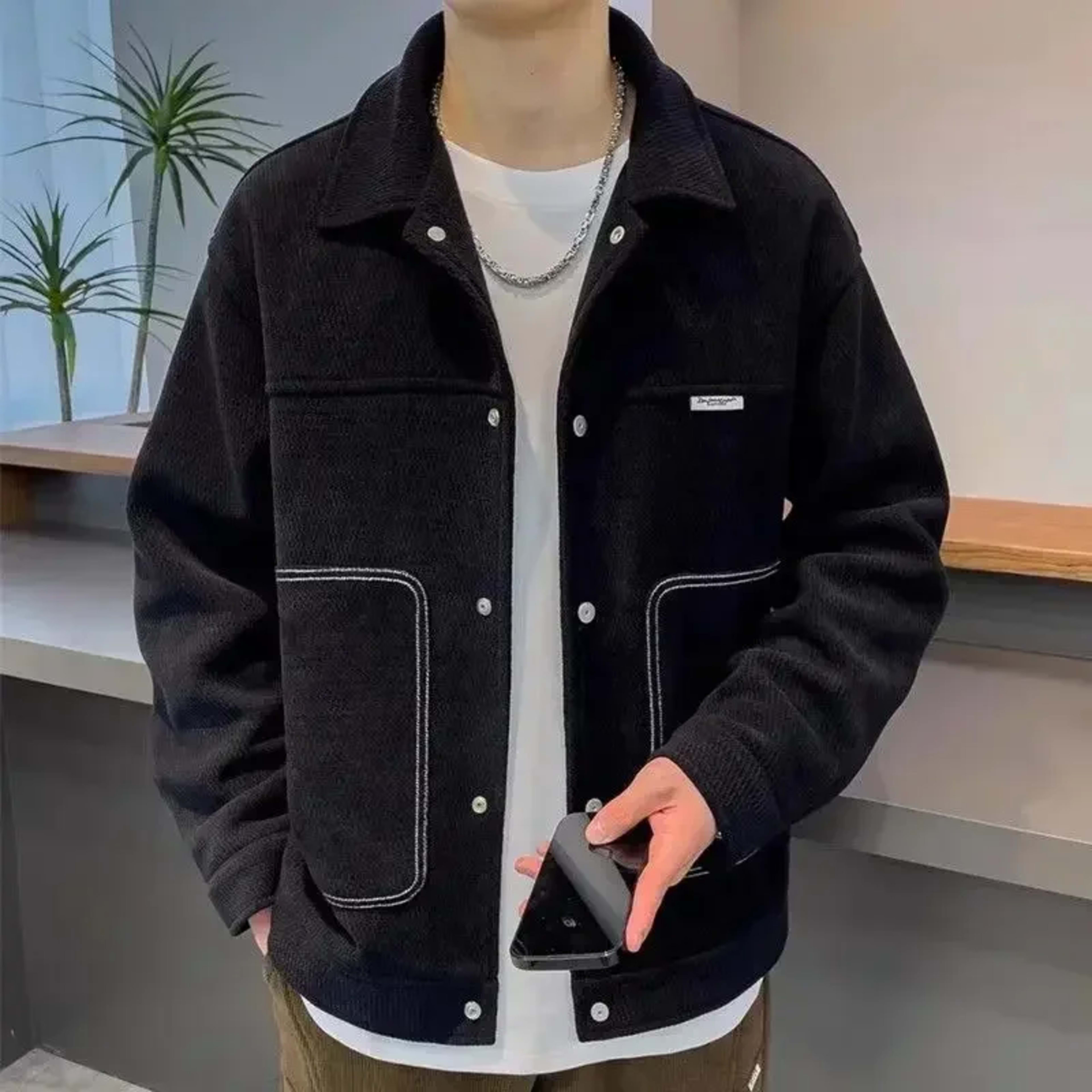 Jacket for Men High Quality Man Coat Stylish Spring Autumn Original Brands Cheap Sale Clothing Fashion 2025 Fast Delvery