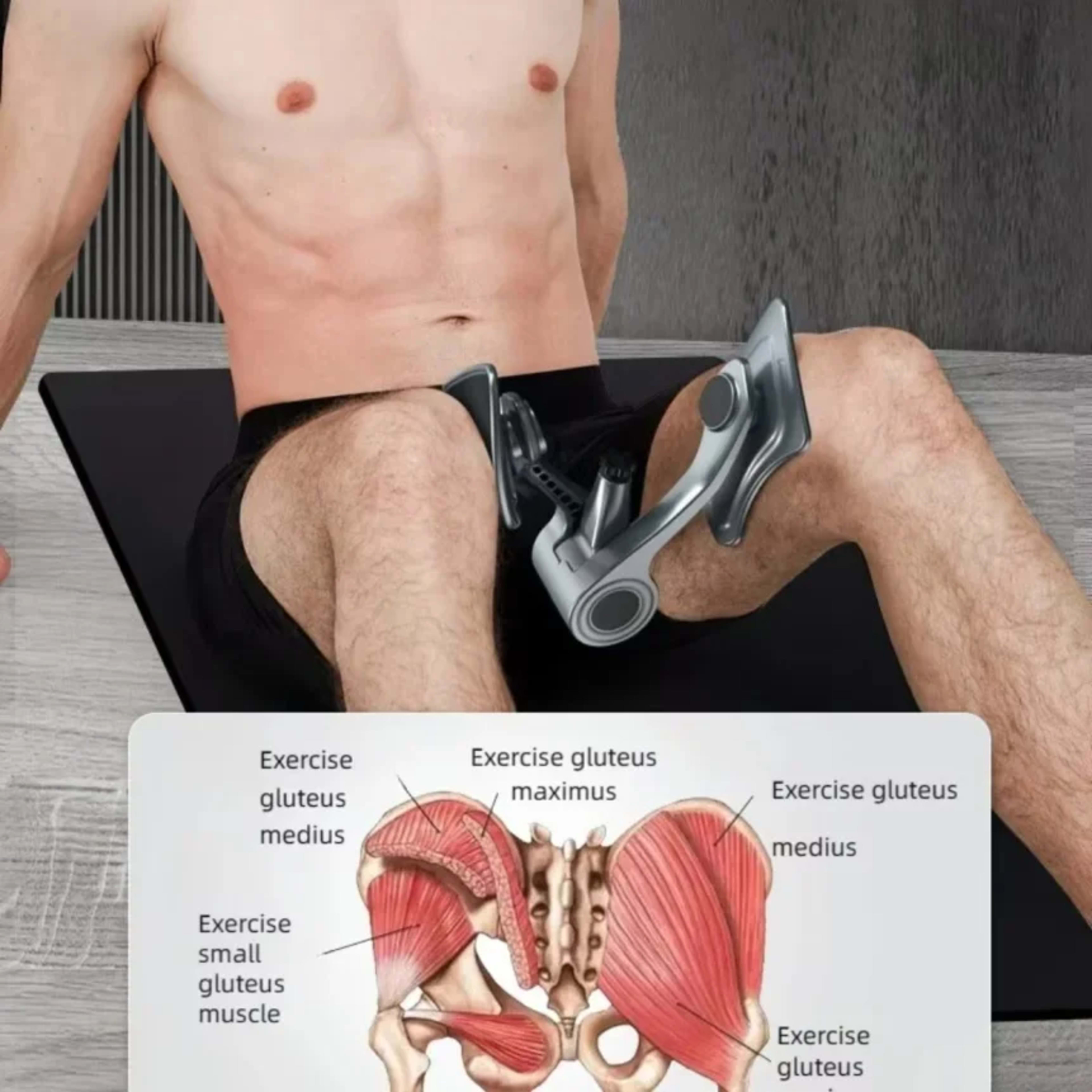 Fitness Equipment Home Exercise Pelvis Pelvic Muscle Trainer Buttock Equipments For Men Floor Exerciser - Strengthen 1