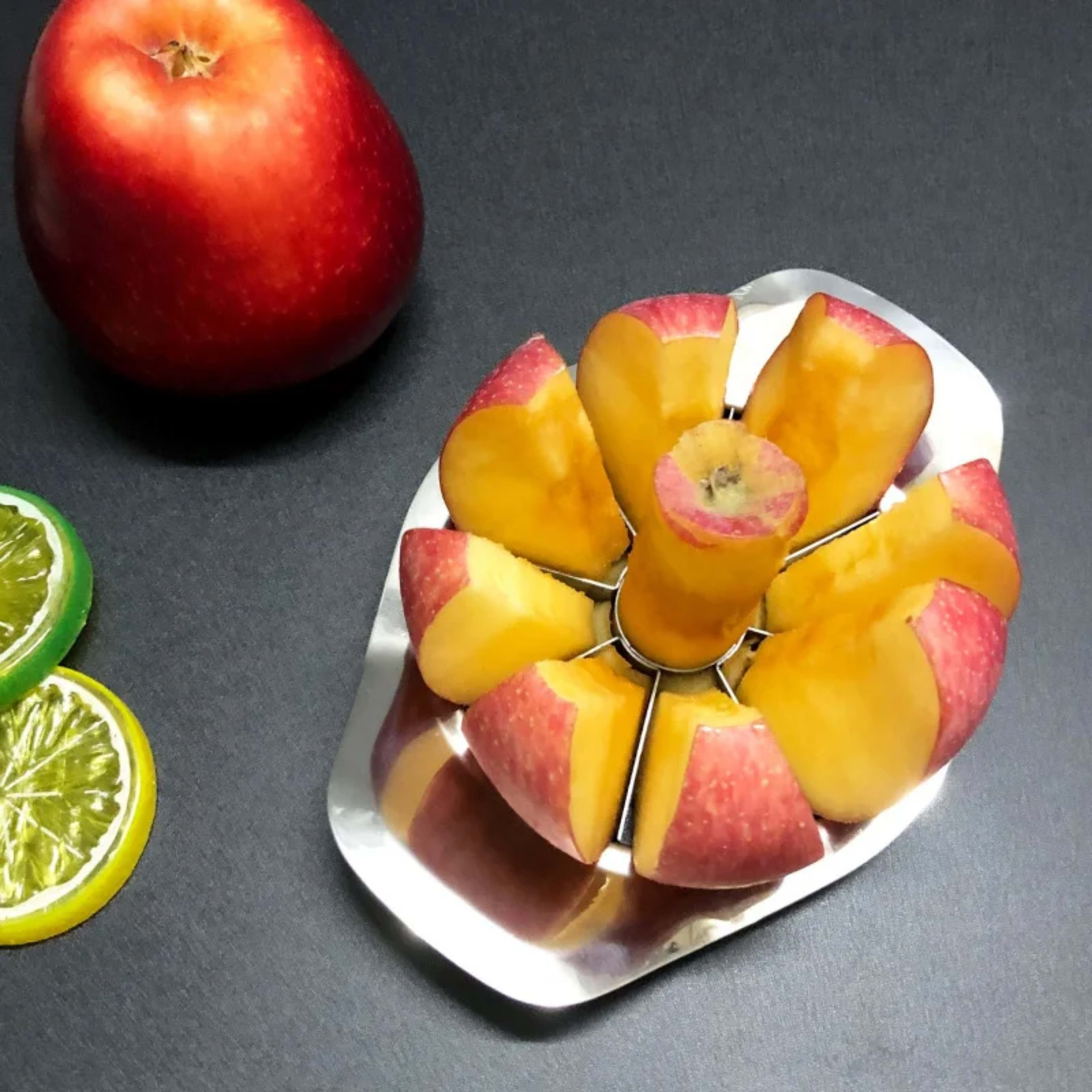 Kitchen Gadgets Stainless Steel Comfort Handle Divider Apple Cutter Vegetable Fruit Tools 3