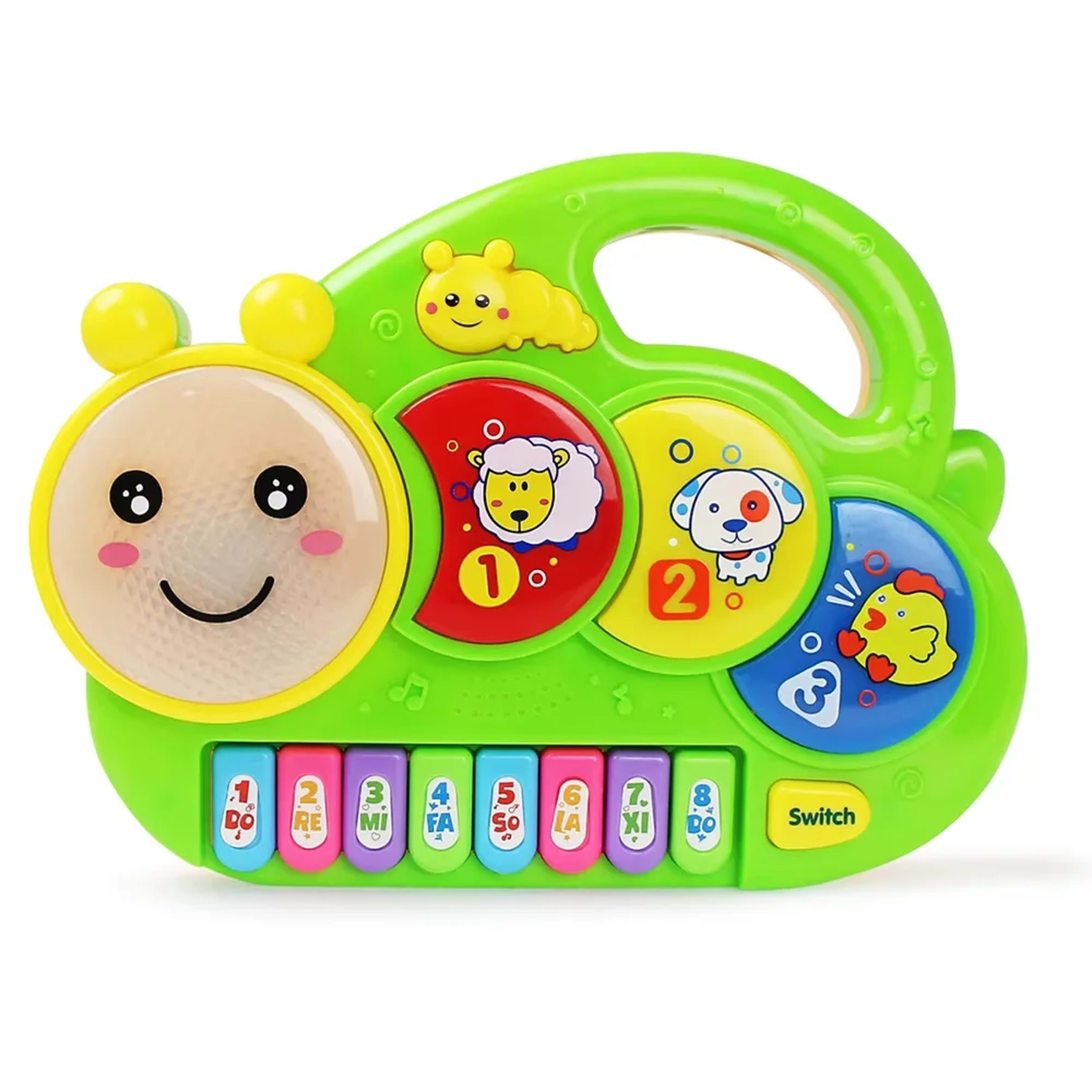 Baby Musical Toy with Animal Sound Kids Piano Keyboard Electric Flashing Music Instrument Early Educational Toys for Chi 12