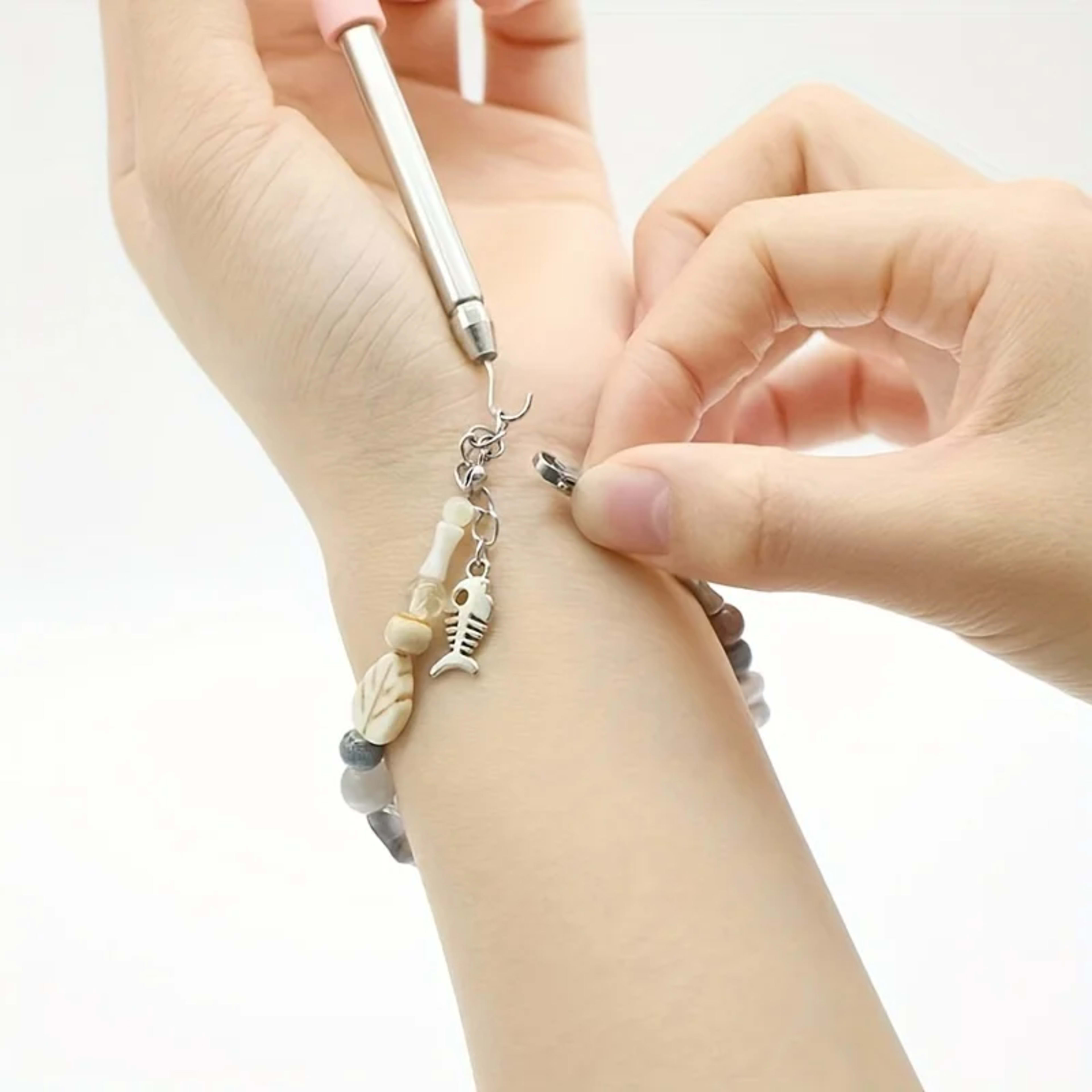 Help Wear Bracelet Tool Partner Jewelry Helper Fastening Aid Quickly Unfasten Hooking Equipment Pliers Clasps Ties Zippe 4