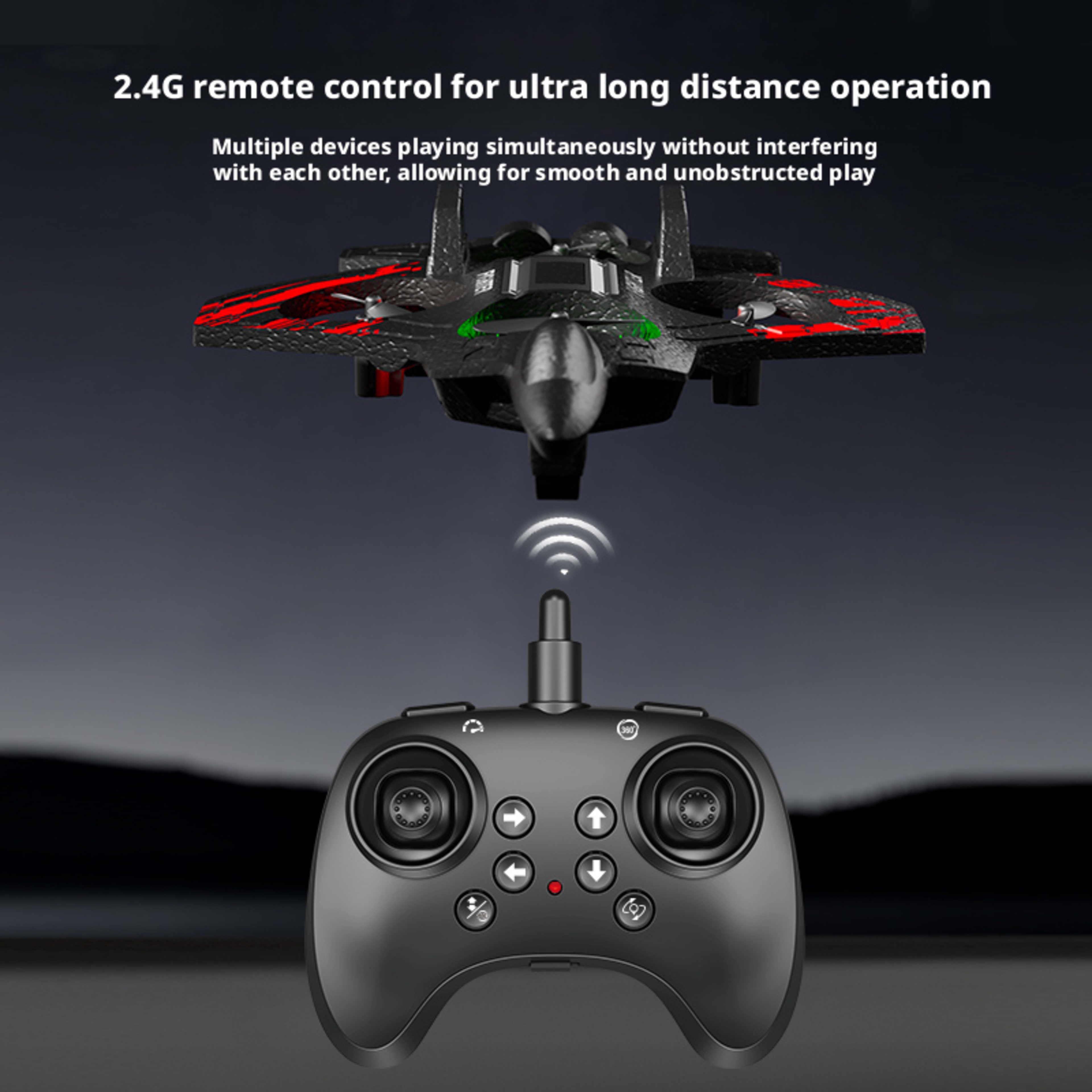 Foam Aircraft - Red,Blue- Dual Power 12