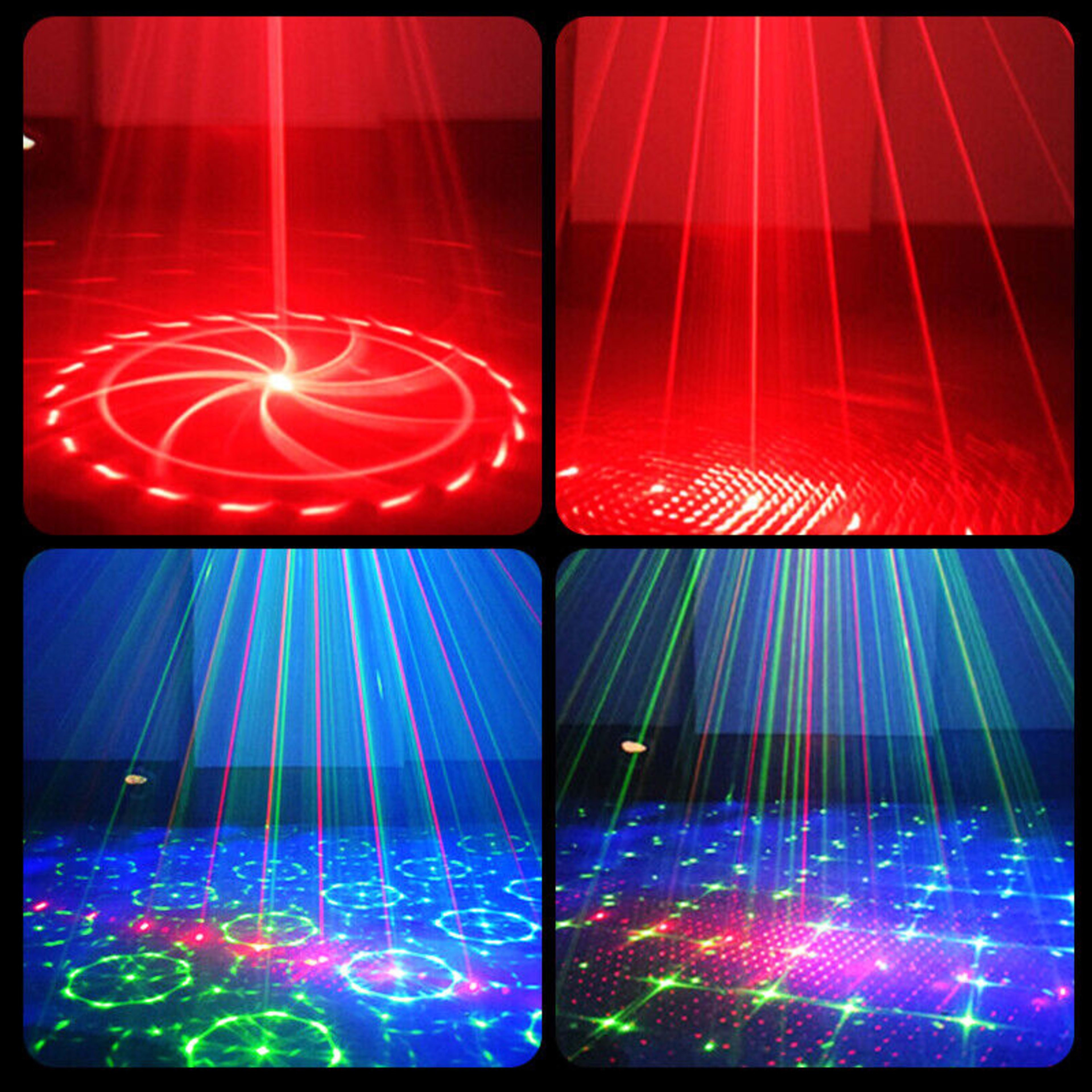 240 Patterns Laser Projector Stage Light LED RGB Party KTV Club USB Disco Light 6