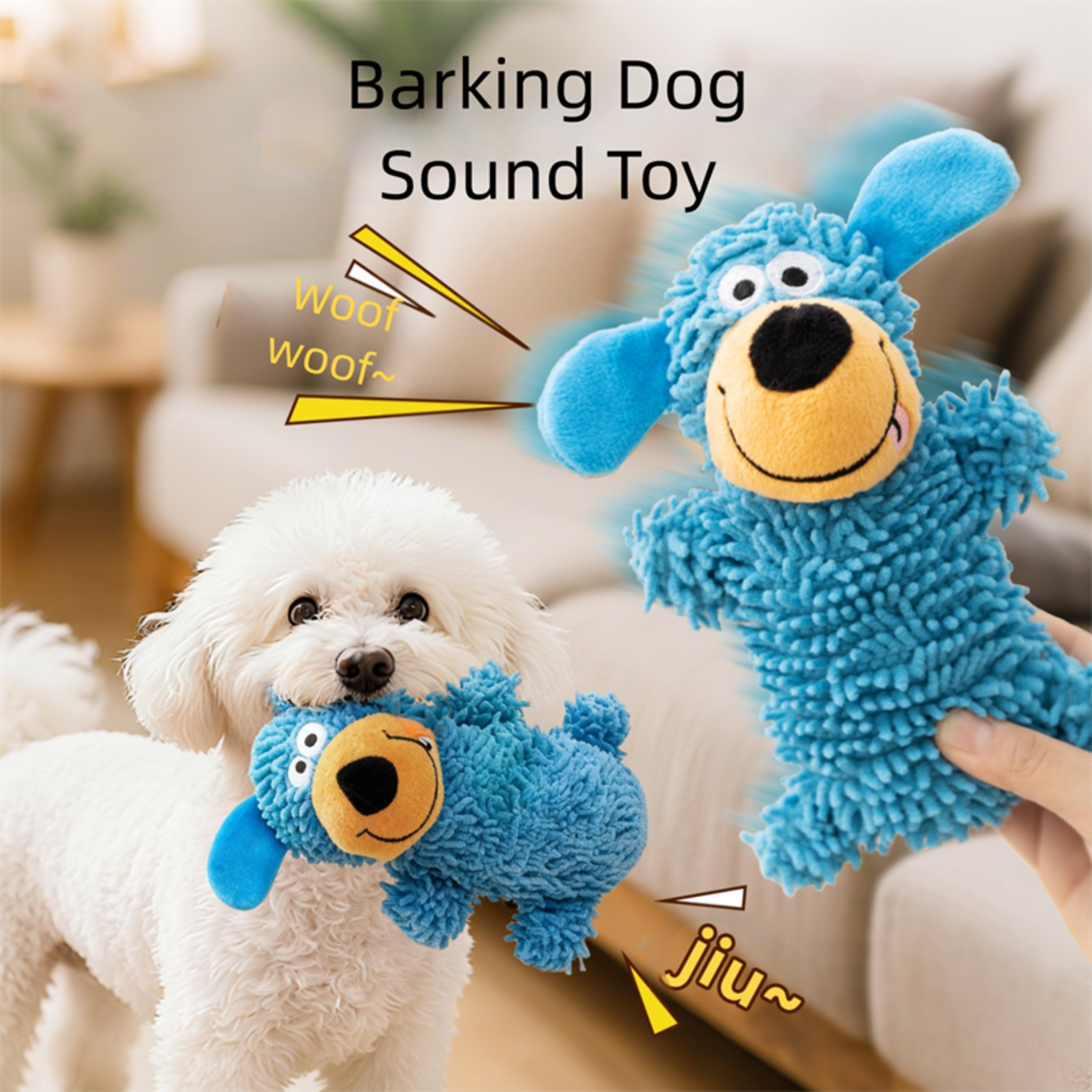 Squeaky Toys For Dogs Plush Puppy Squeaky Toys For Small Dogs Soft Doll Puppy Accessories For Medium Large Breed Teethin 5