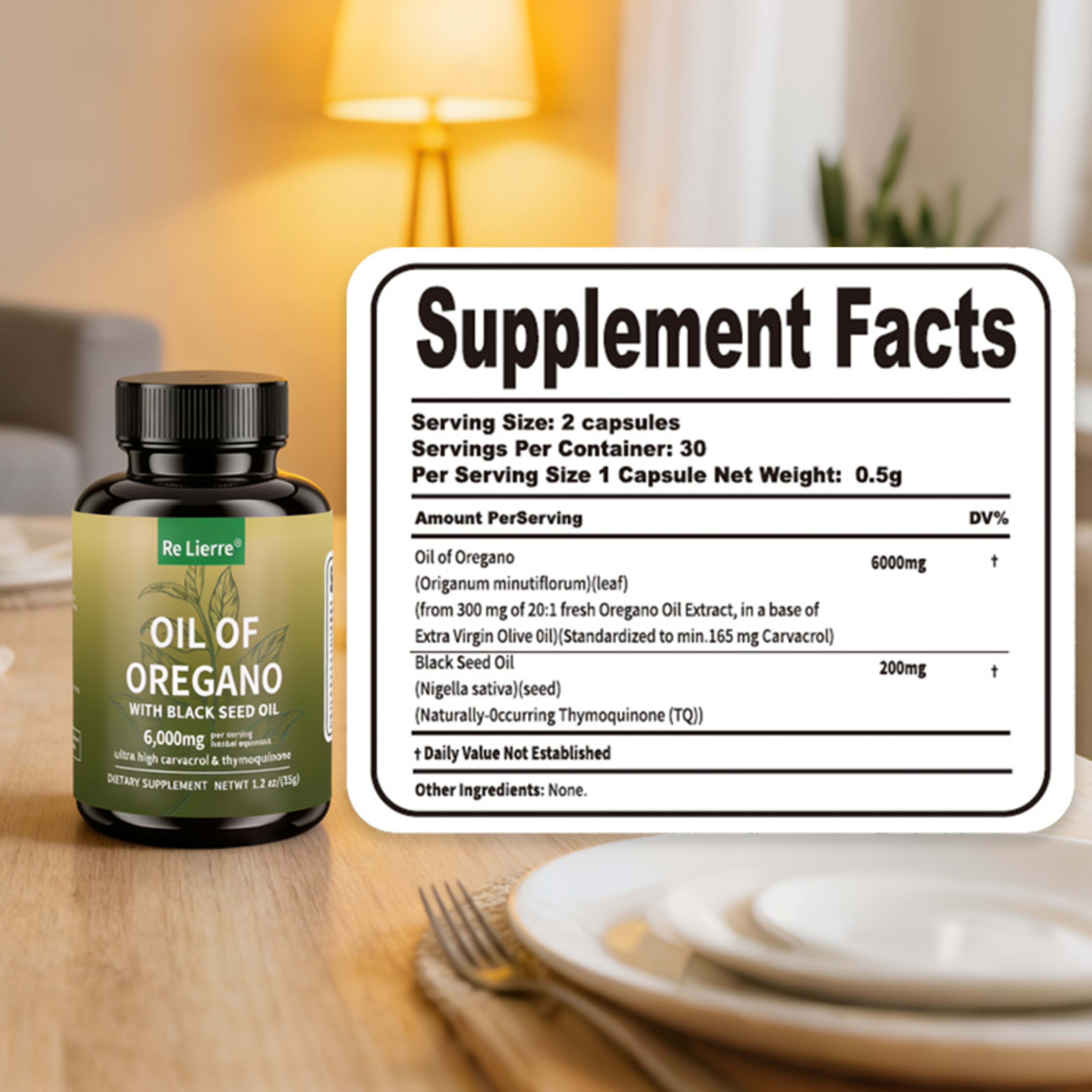 Oregano Oil Capsules 12