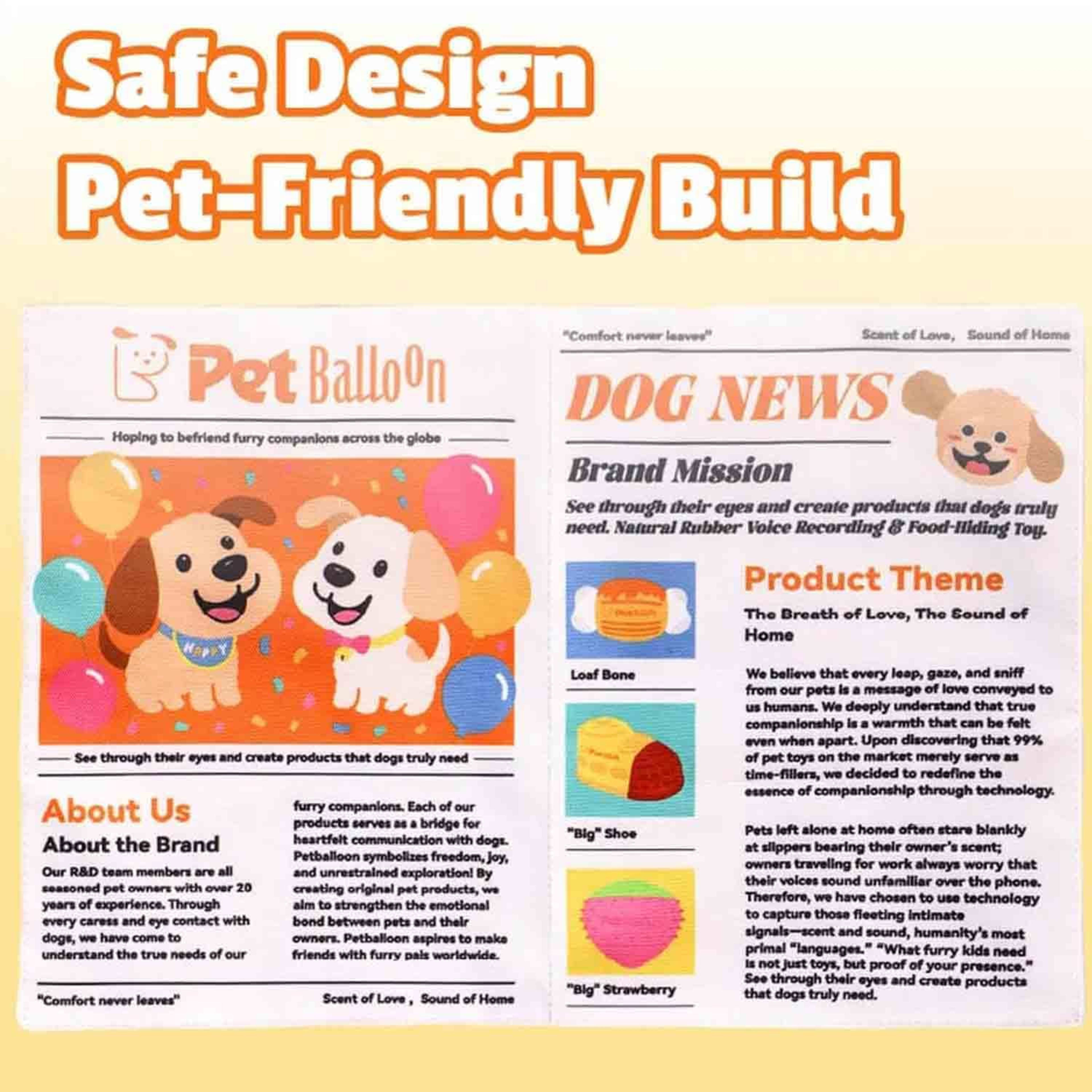 2-Pack Indestructible Newspaper Dog Toy, Creaks Newspaper Squeaker Toy For Dogs, Interactive Crinkle Dog Toy, Durable Wa 6
