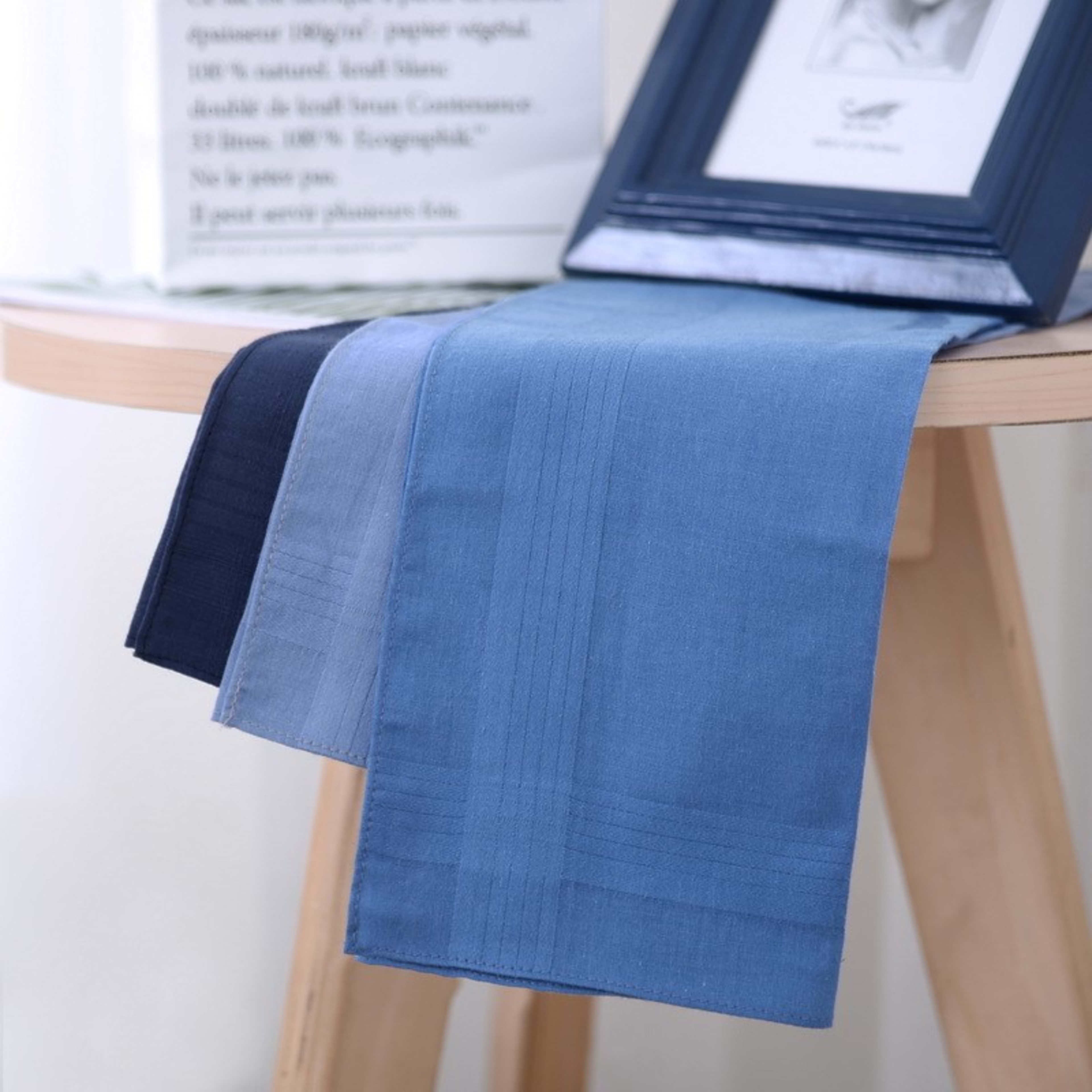 Men'S Cotton Gents Hankies Set, 12 Pack Large Handkerchiefs, Premium Pocket 5