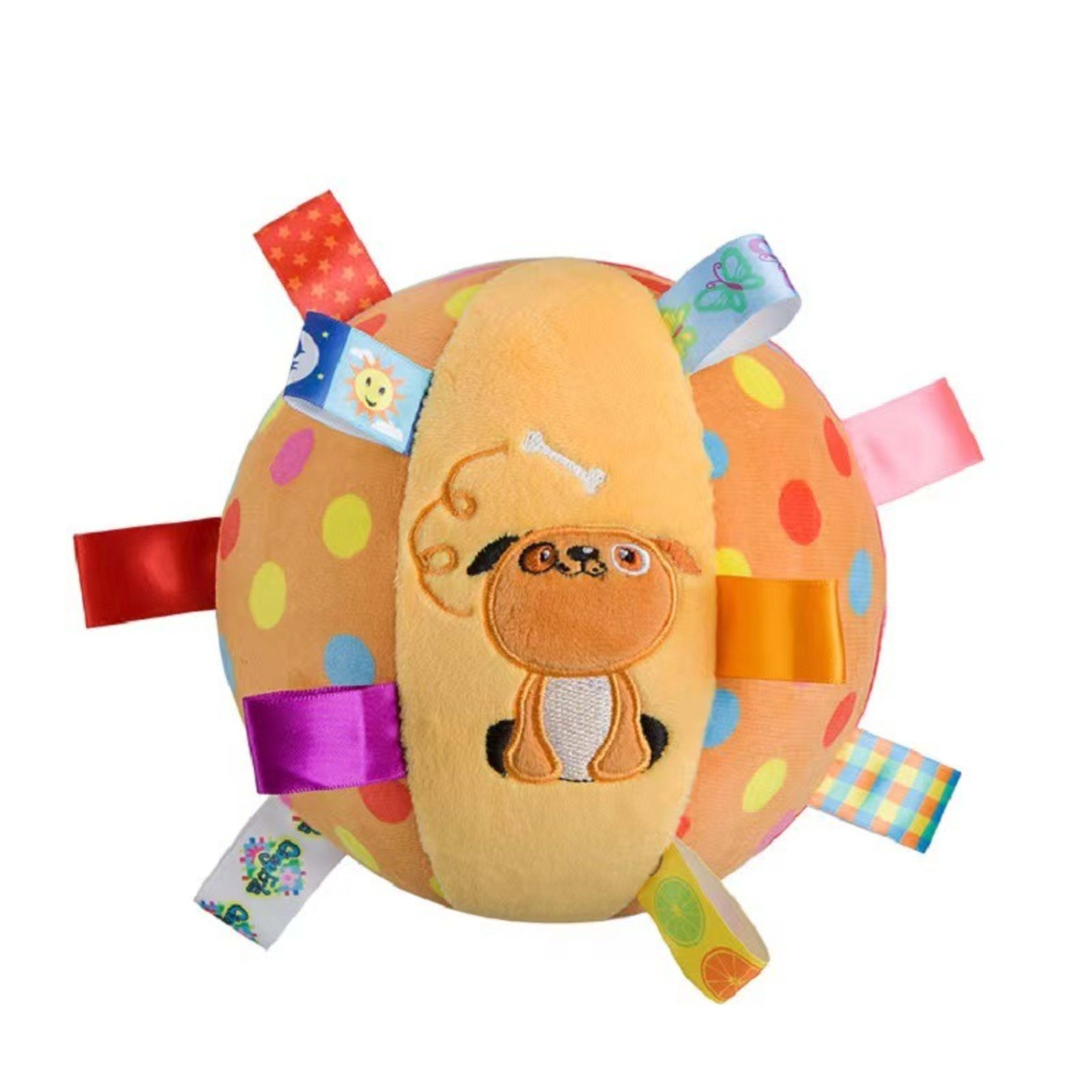 Plush Dog Sound Ringing Ball, Interactive Pet Toy, Teeth Cleaning, Chewing Toy, Big Dog, Little Dog 4