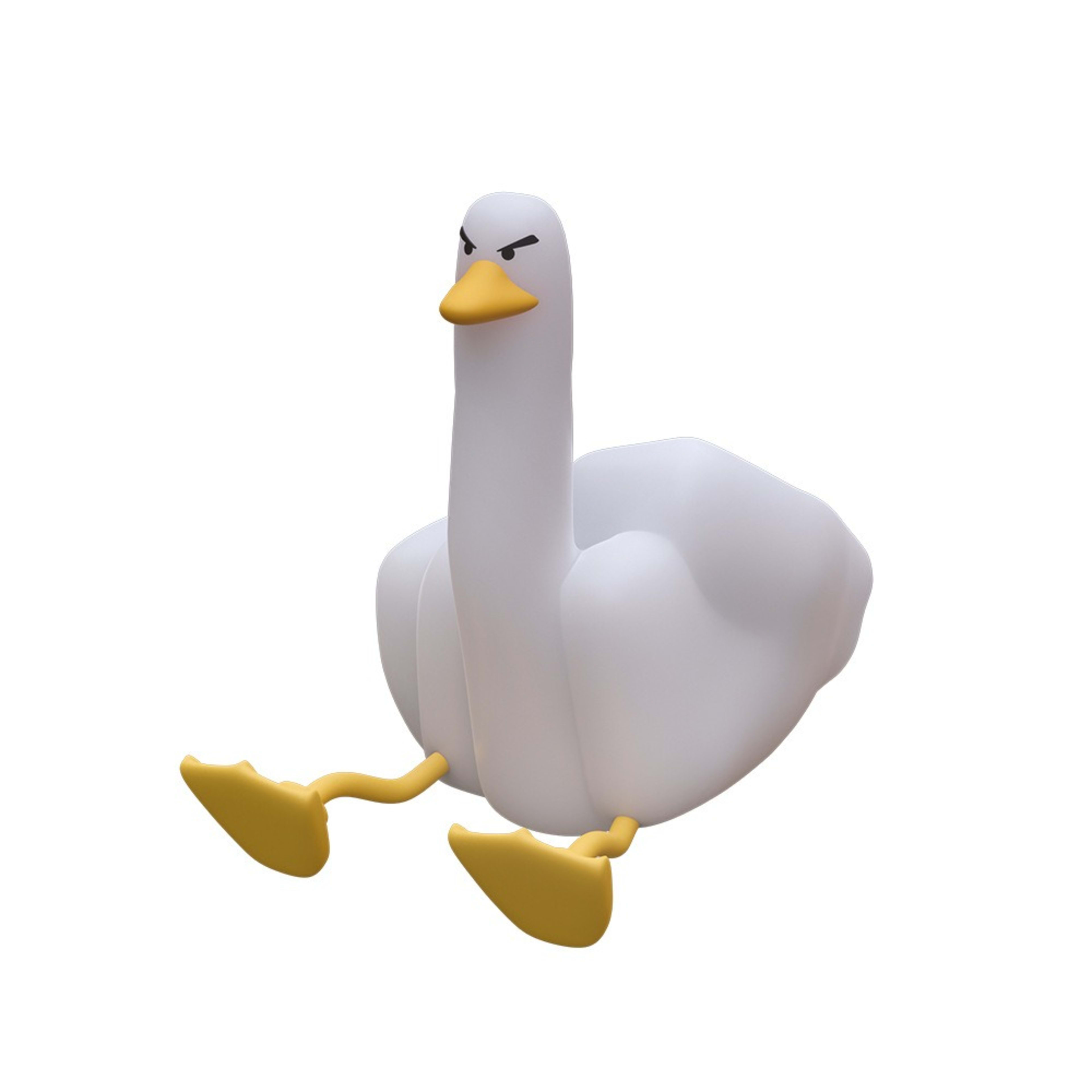 Silicone Pat Light Duck Sleeping Light USB Rechargeable Atmosphere Light Birthday Gift Three-speed Bedroom Bedside Light 4