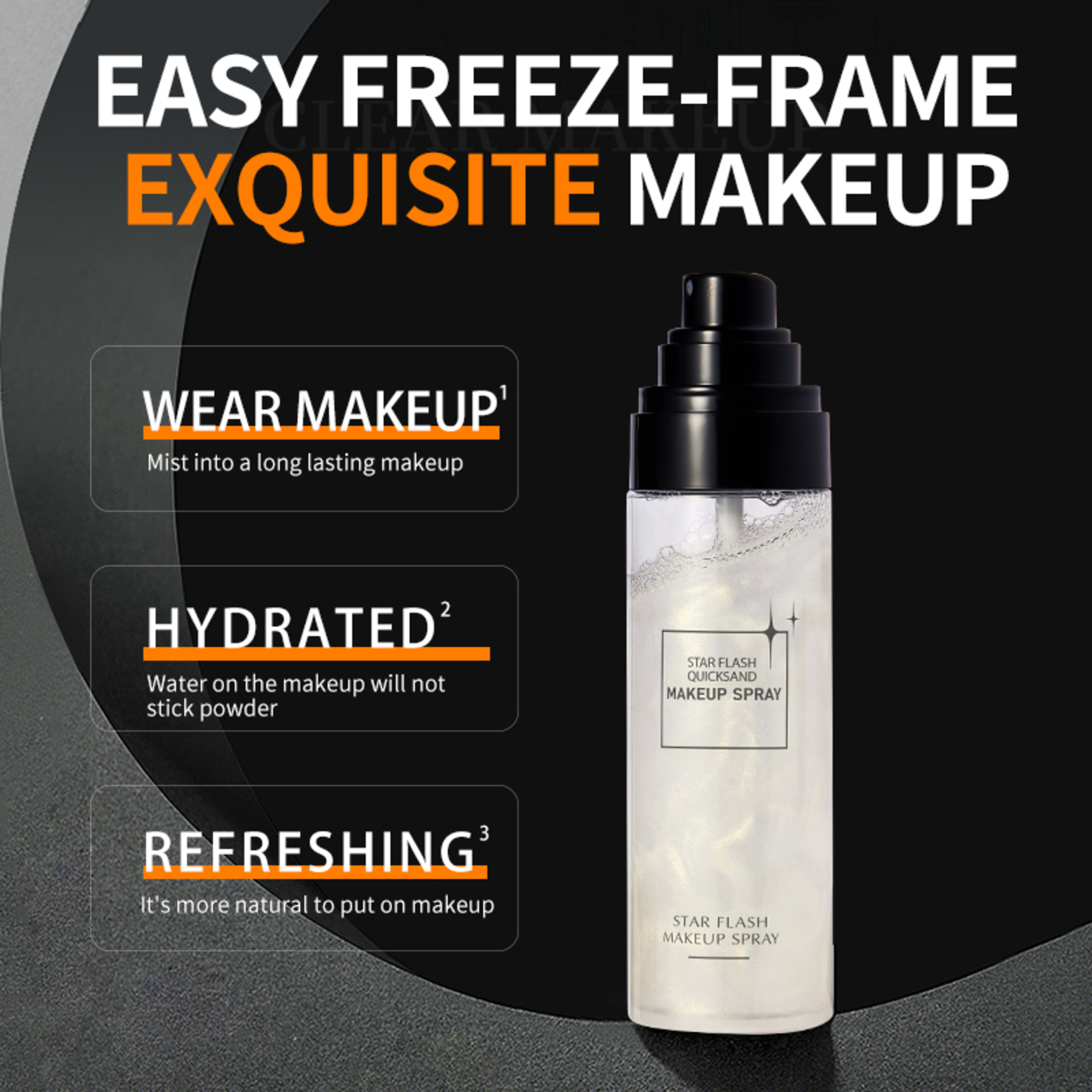 Hanlun Meiyu Sparkling Sand Setting Spray 3