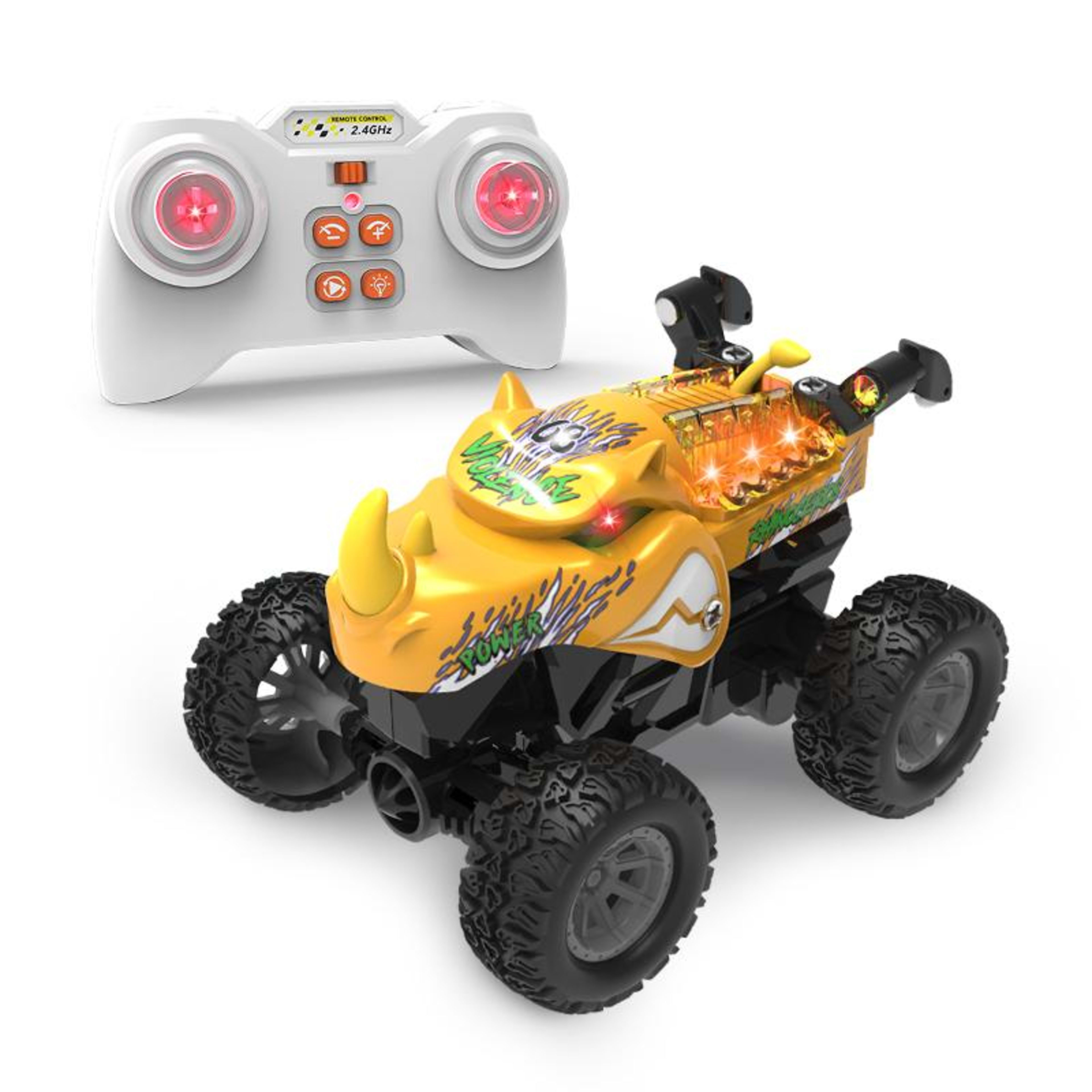 2.4G Rhino Stunt Remote Control Car For Children, 360-degree Vertical Rotation All-Terrain Off-Road 22