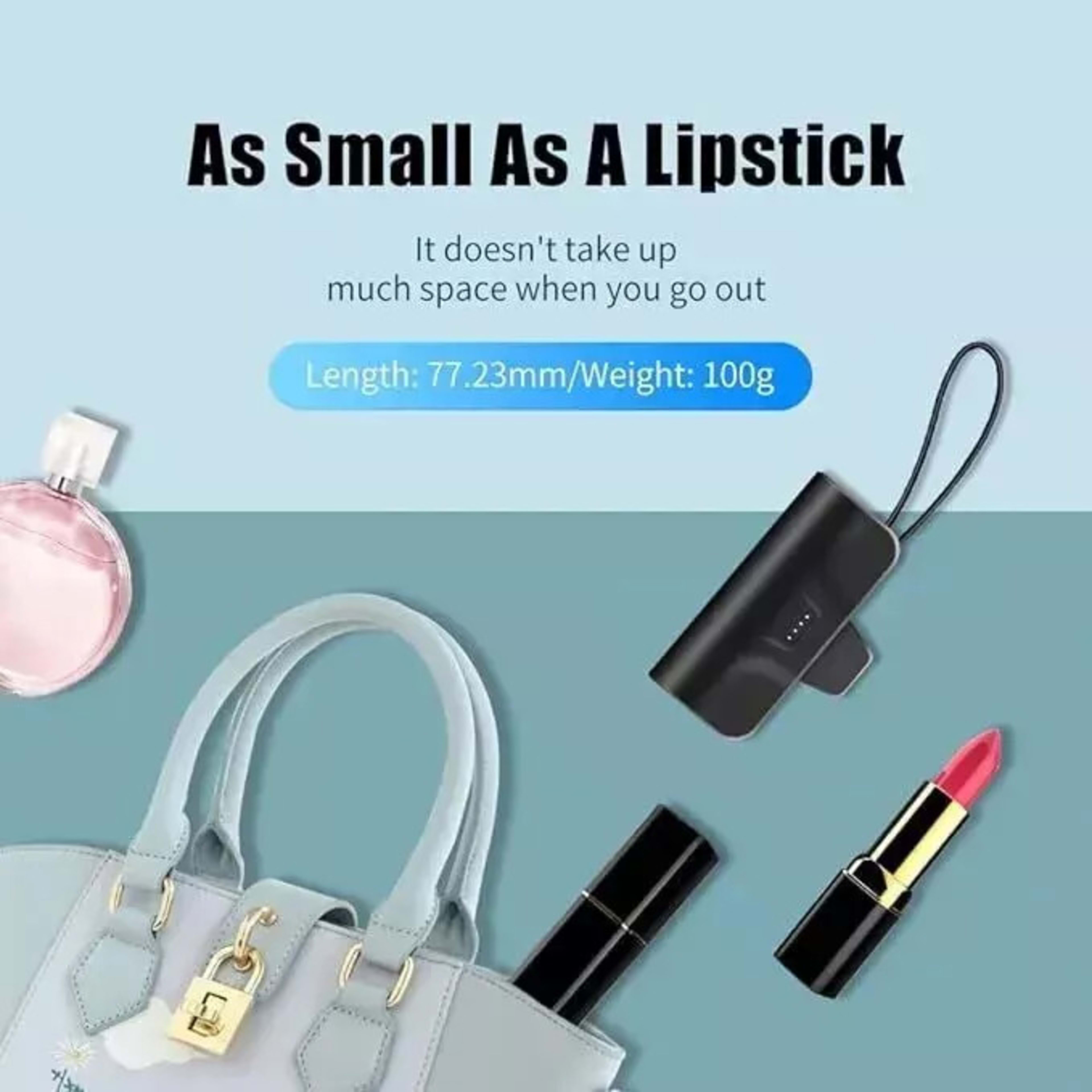 5000mAh Pocket-sized Mini Power Bank, 20W Fast Charging Function, Portable Charging Adapter For IPhone Android Smartphon 4