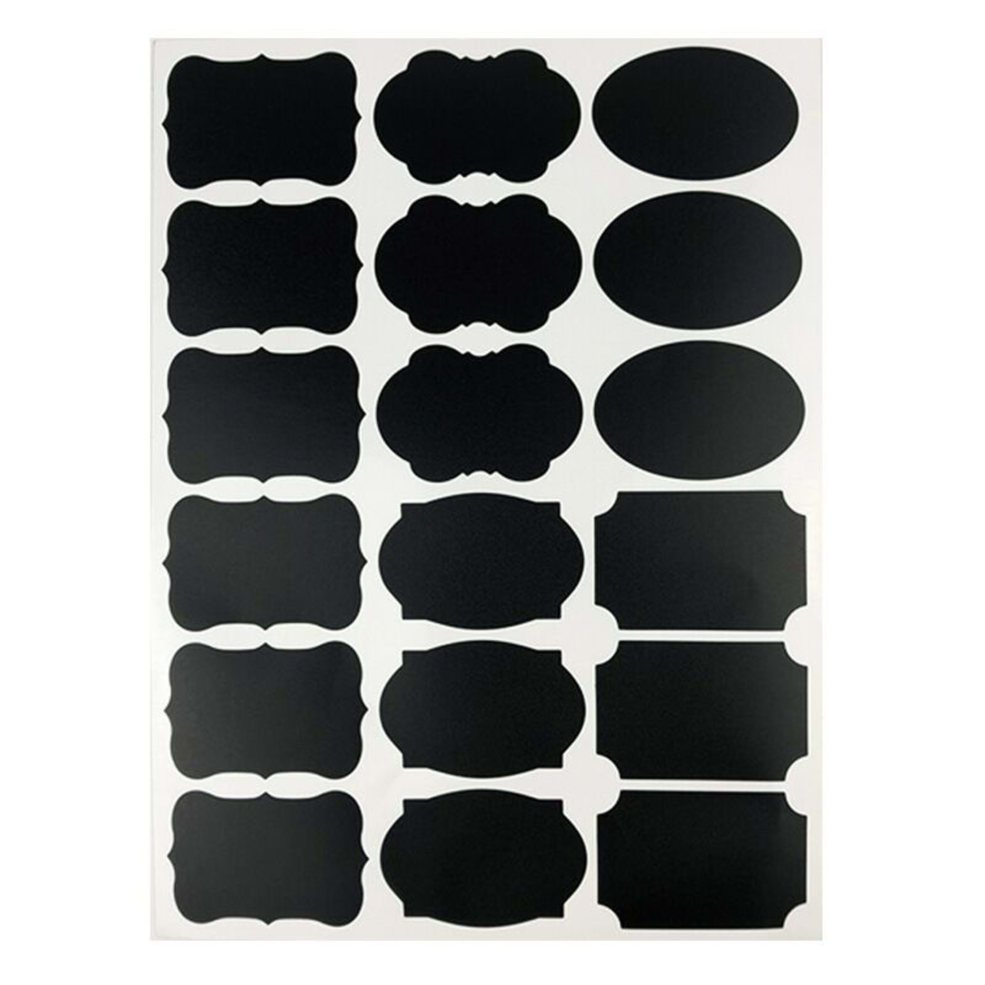 Matte Black PVC Self-adhesive Printing Label Material Matte Sticker A4 7