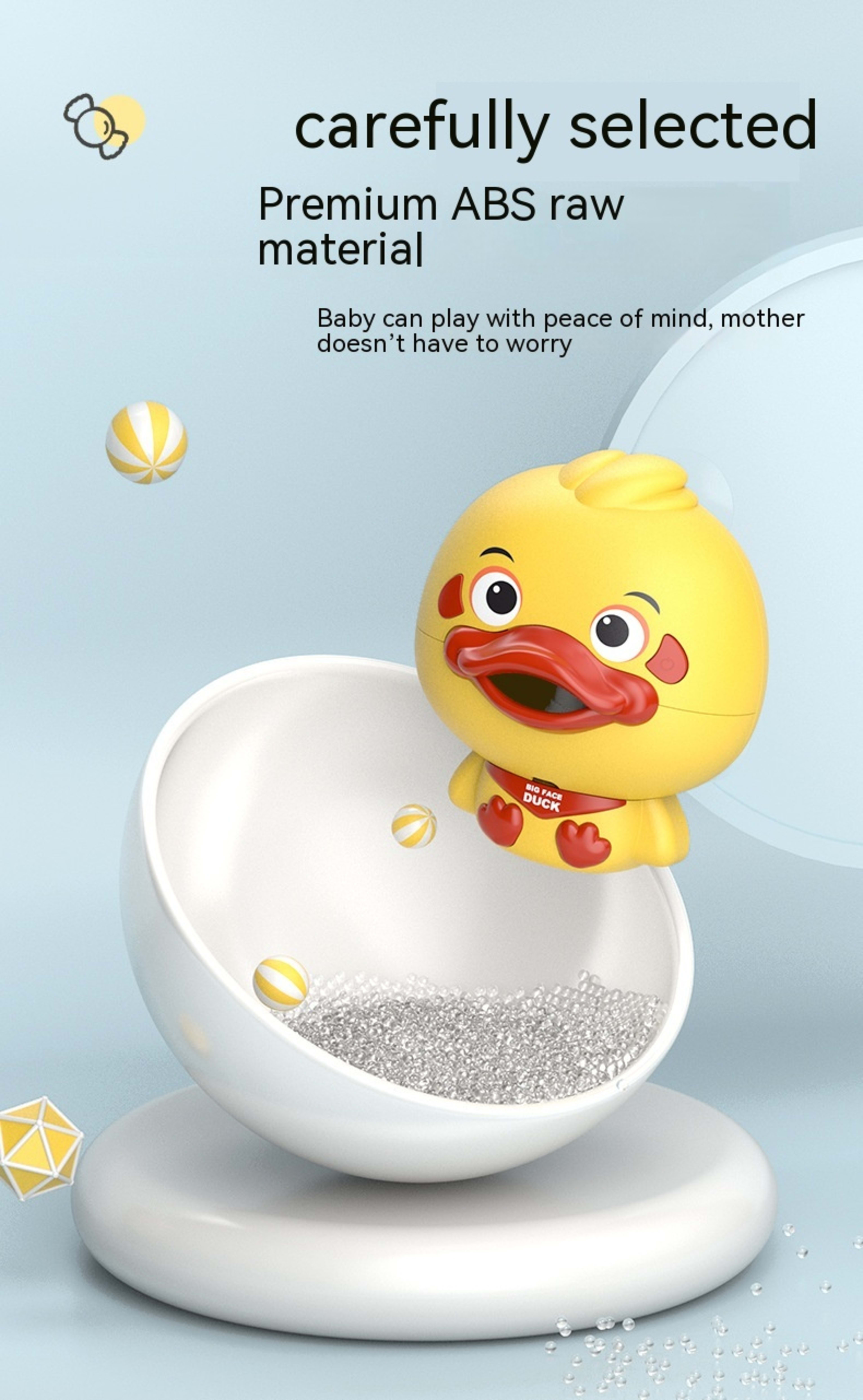 Bathroom Electric Cartoon Bubble Duck One-click Start Continuous Bubble Parent-child Interactive Water Toy 16