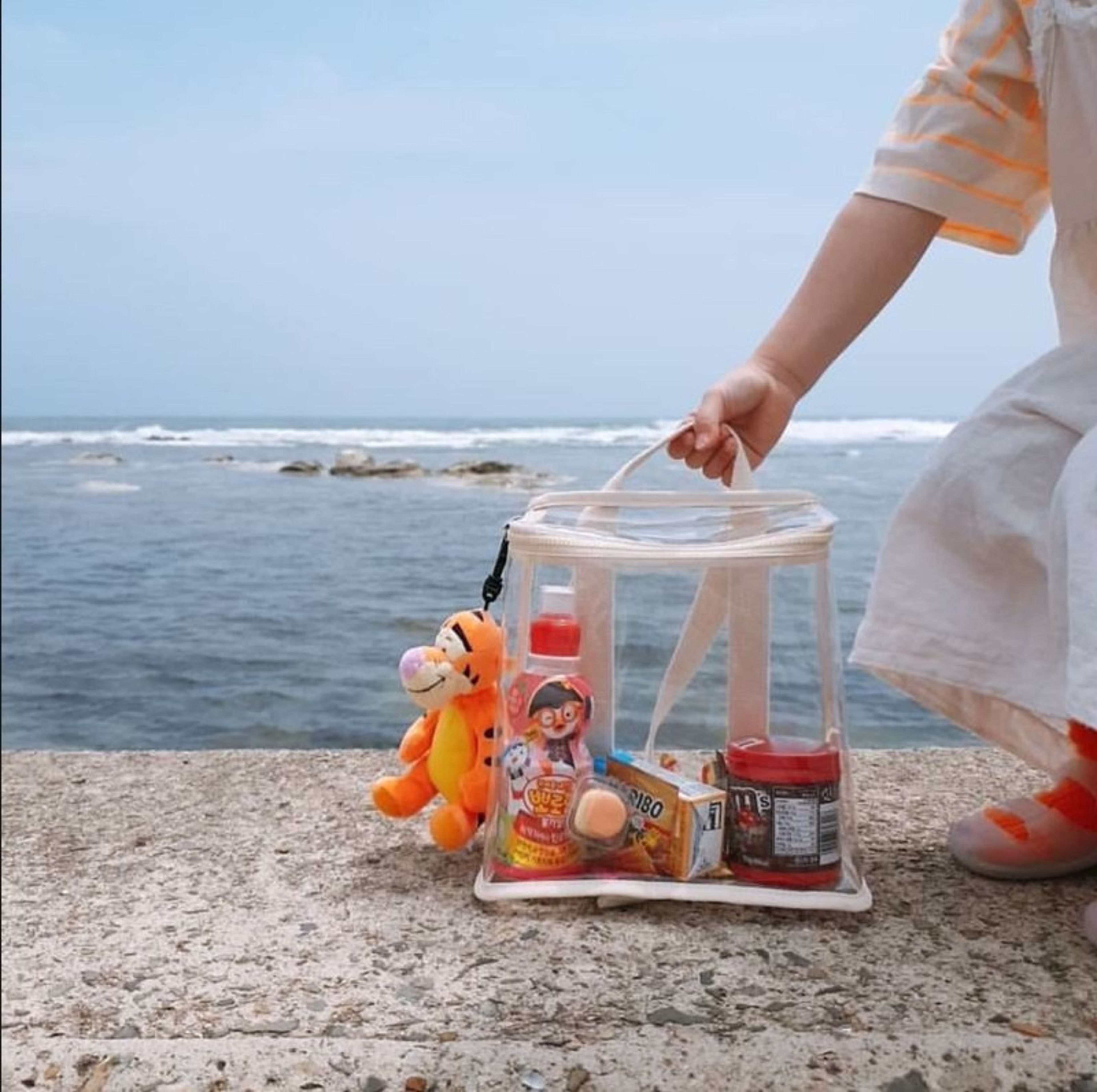 Children's Street Shooting Outdoor Snack Toy Transparent Bag 20