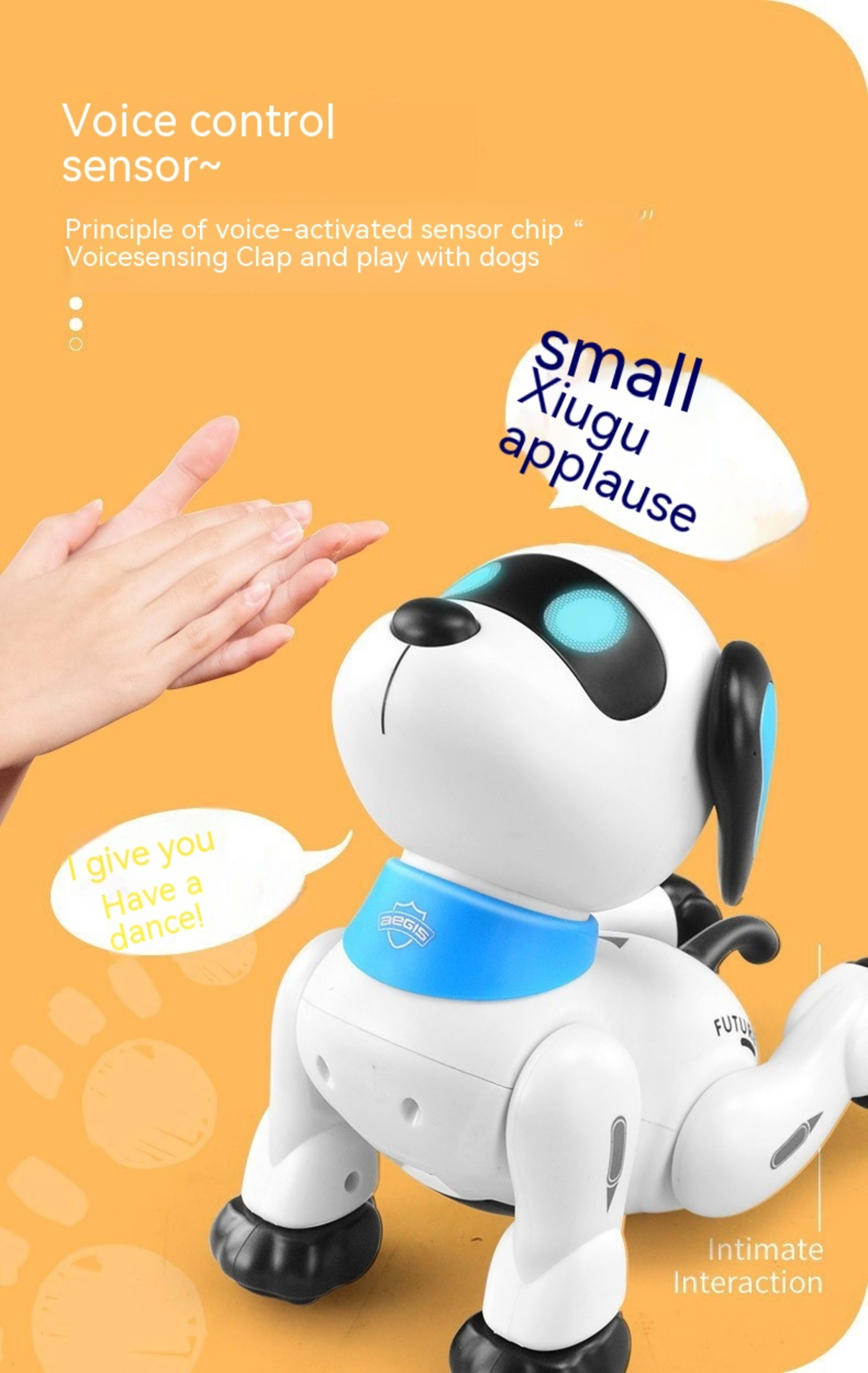 Intelligent Robot Dog Remote Control Electric The Toy Dog 4
