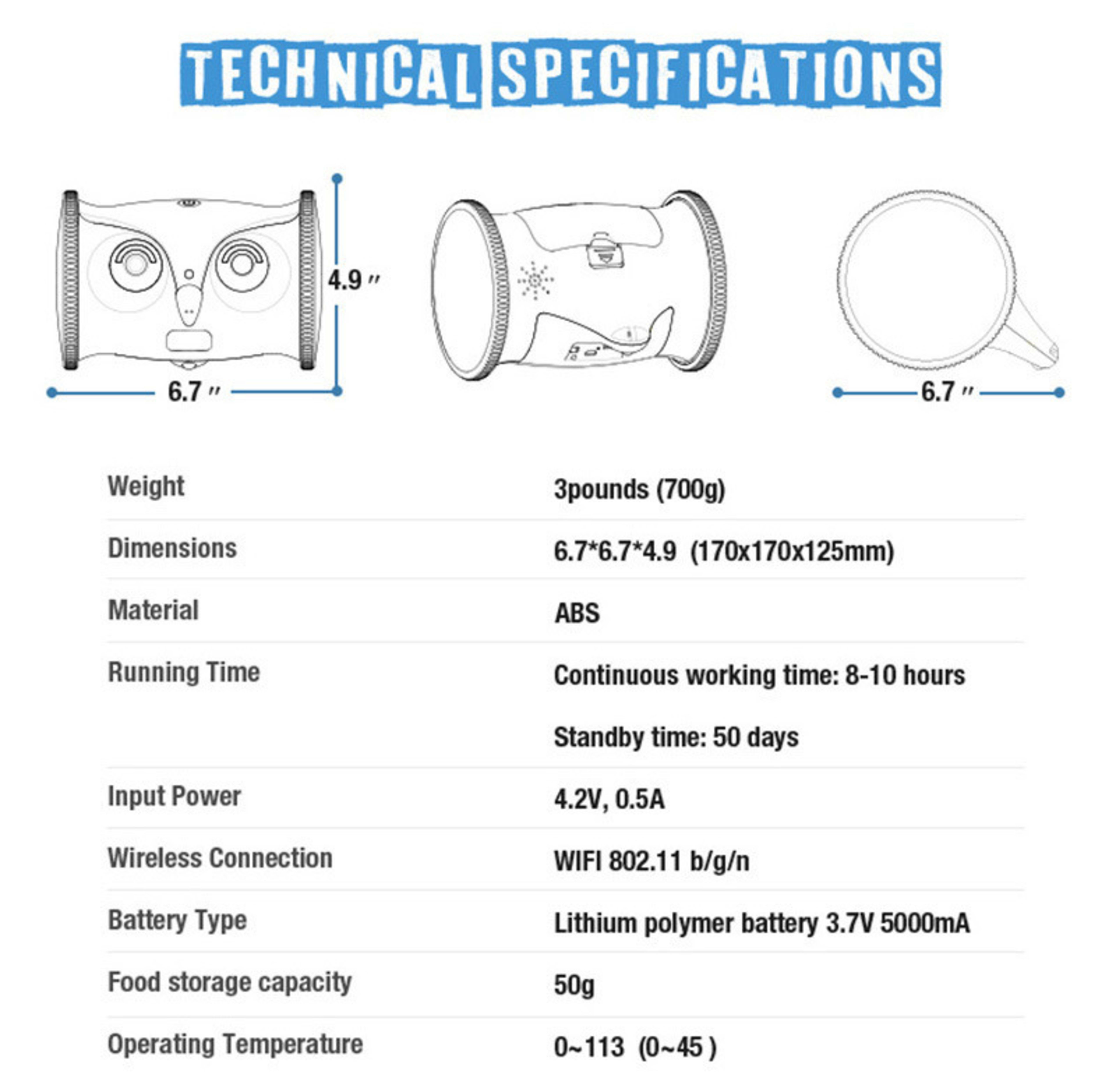 Owl-shaped Dog Electric Toy With Snacks 3
