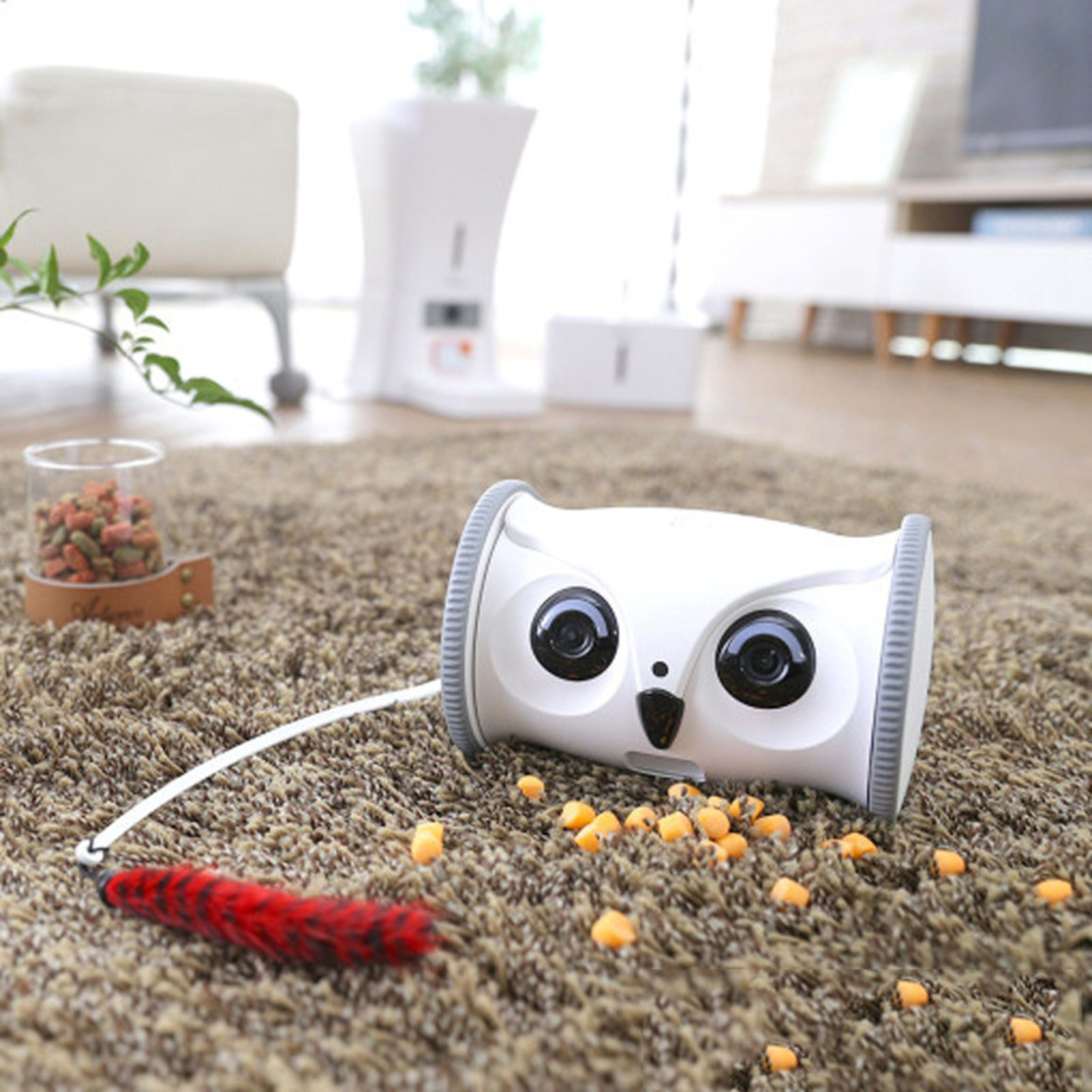 Owl-shaped Dog Electric Toy With Snacks 13
