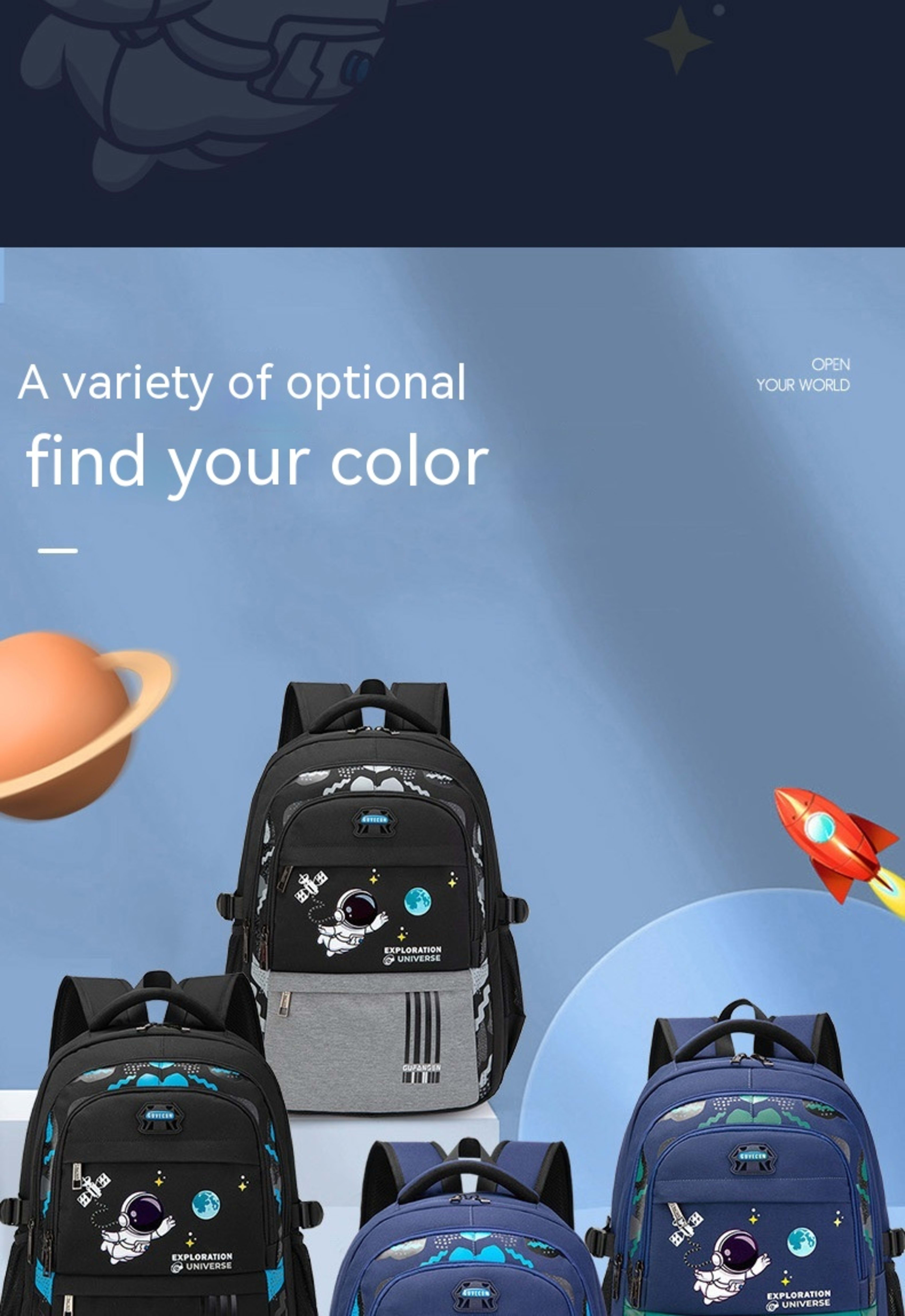 Spine Protection Backpack For Boys And Girls 15
