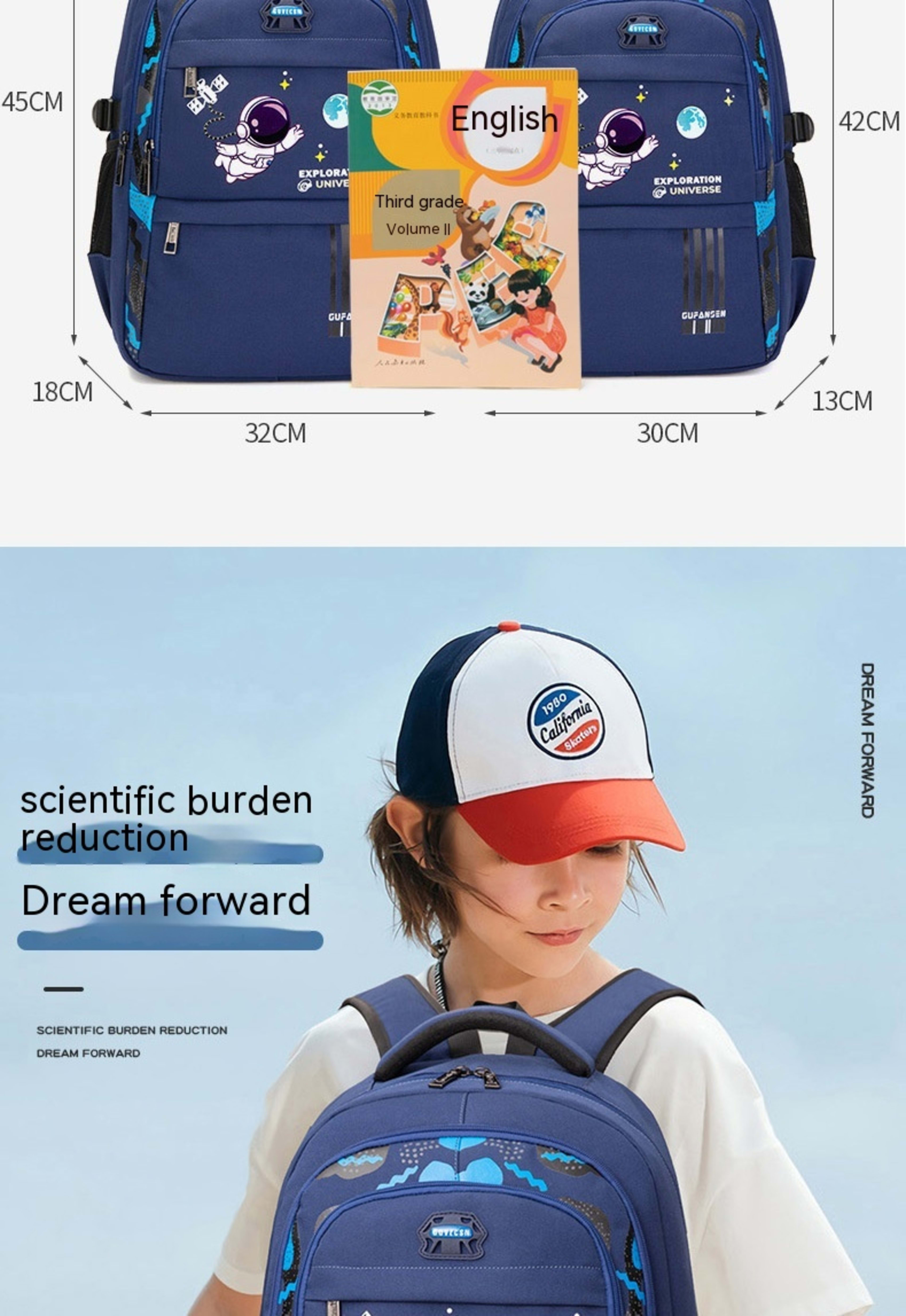Spine Protection Backpack For Boys And Girls 4