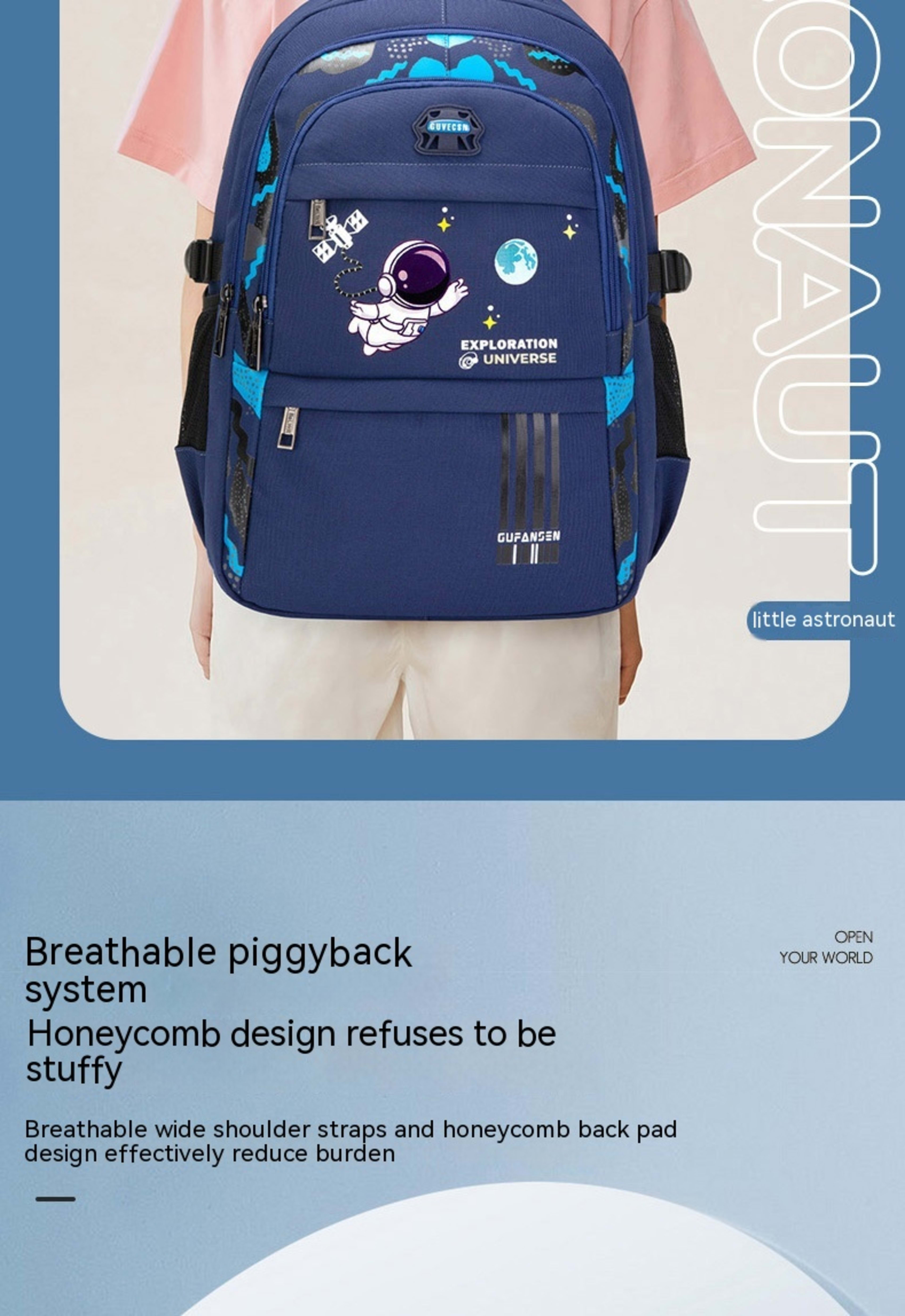 Spine Protection Backpack For Boys And Girls 2