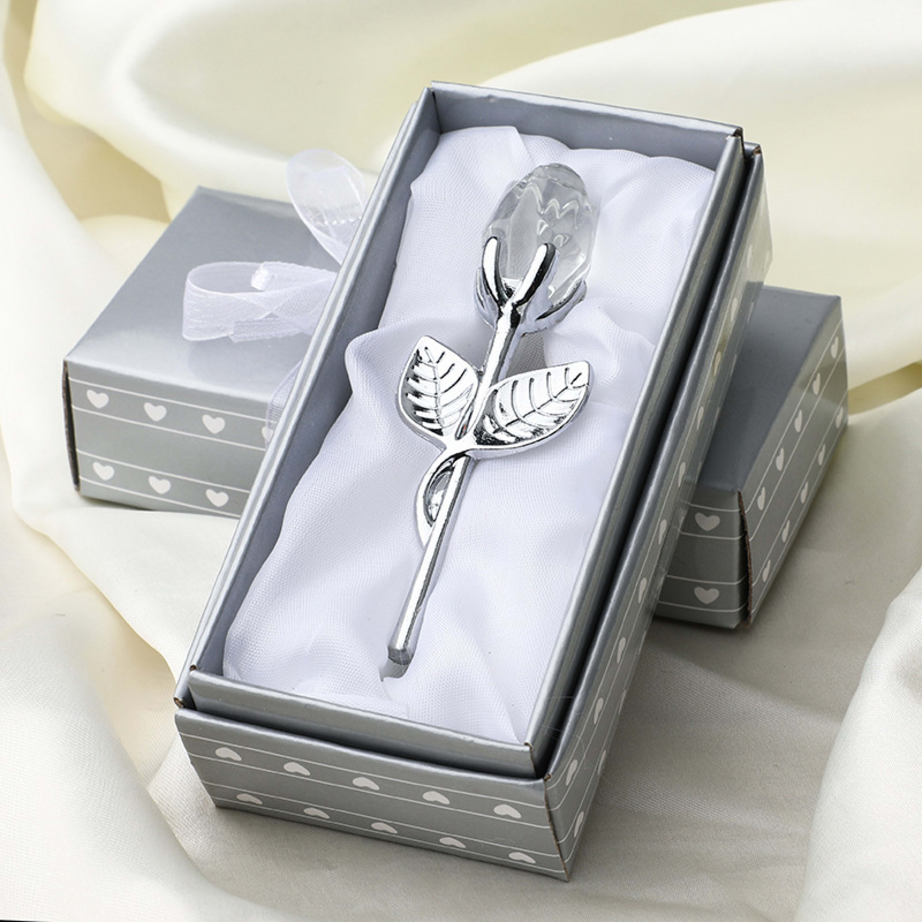 Crystal Metal Rose Valentine's Day Small Gift Wedding 21
