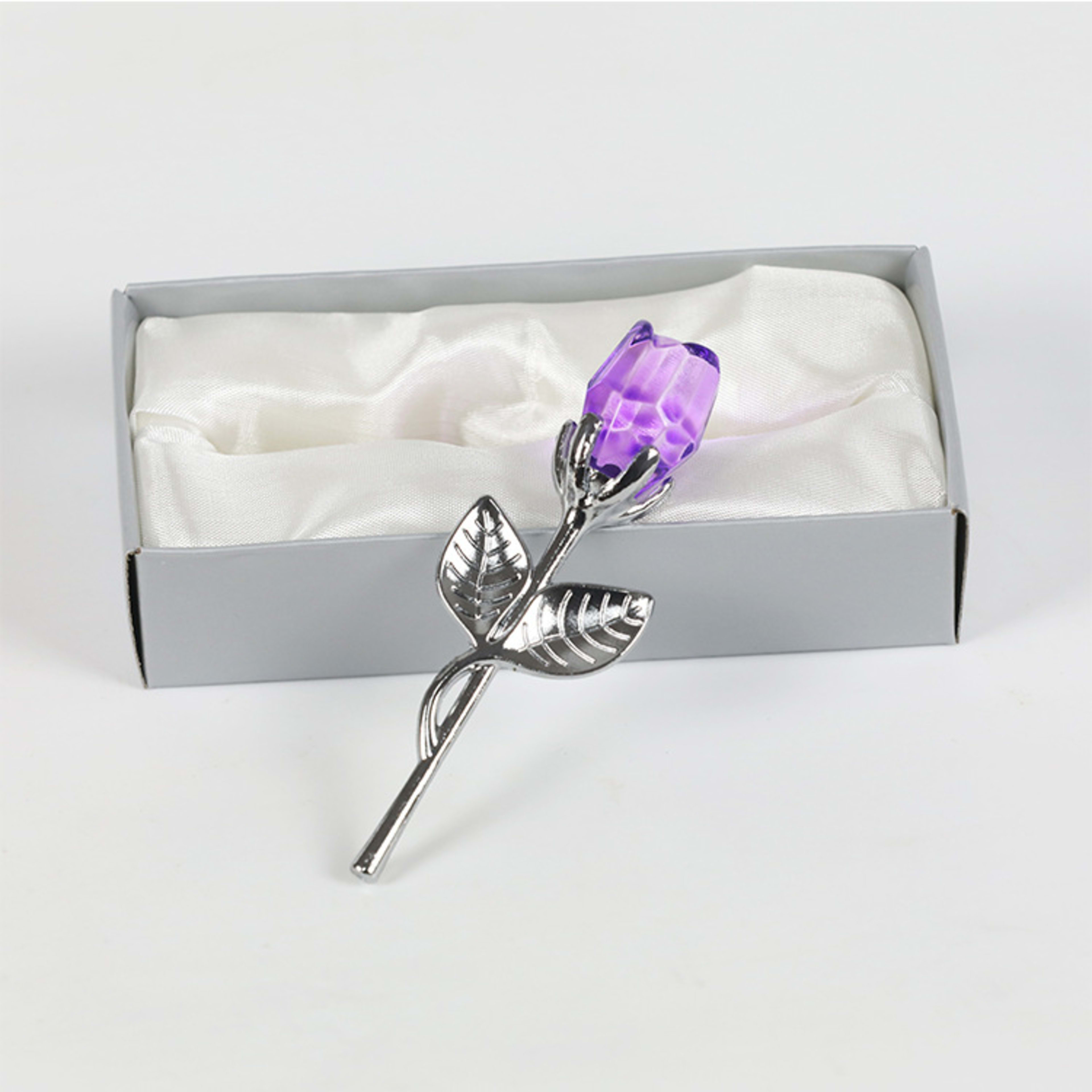 Crystal Metal Rose Valentine's Day Small Gift Wedding 15